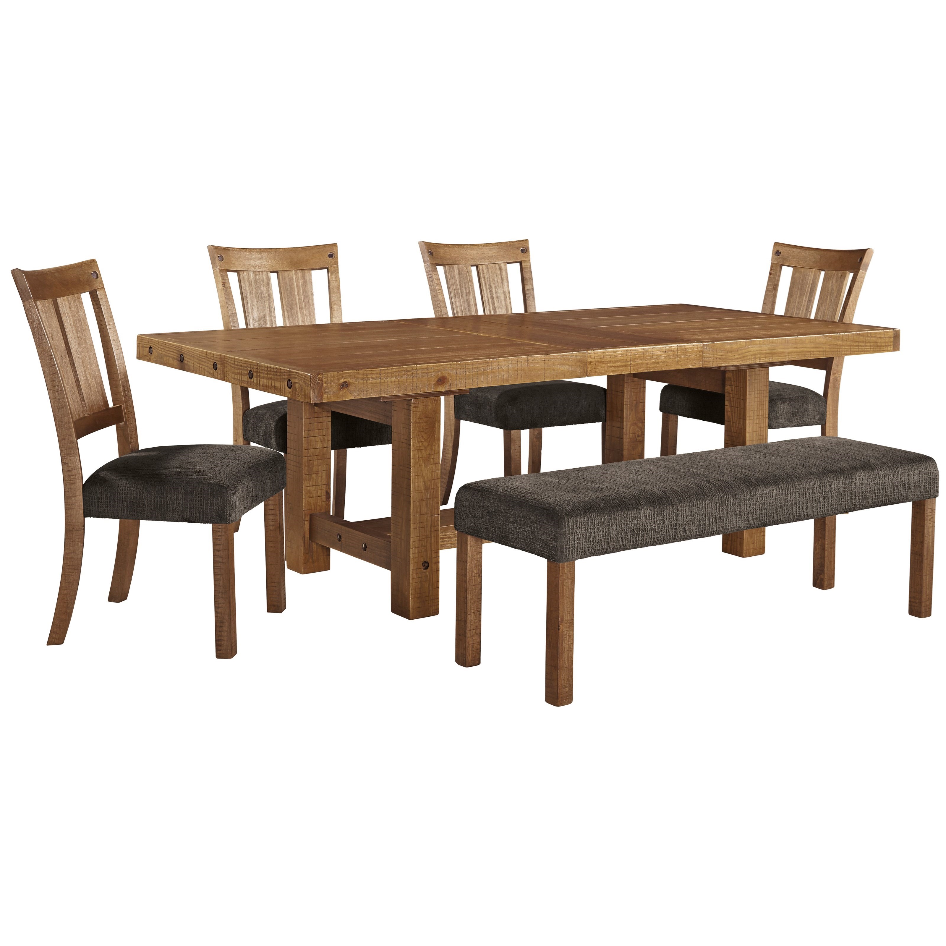 Tamilo 6 Piece Table Chair Set With Bench By Signature Design By Ashley At Wayside Furniture