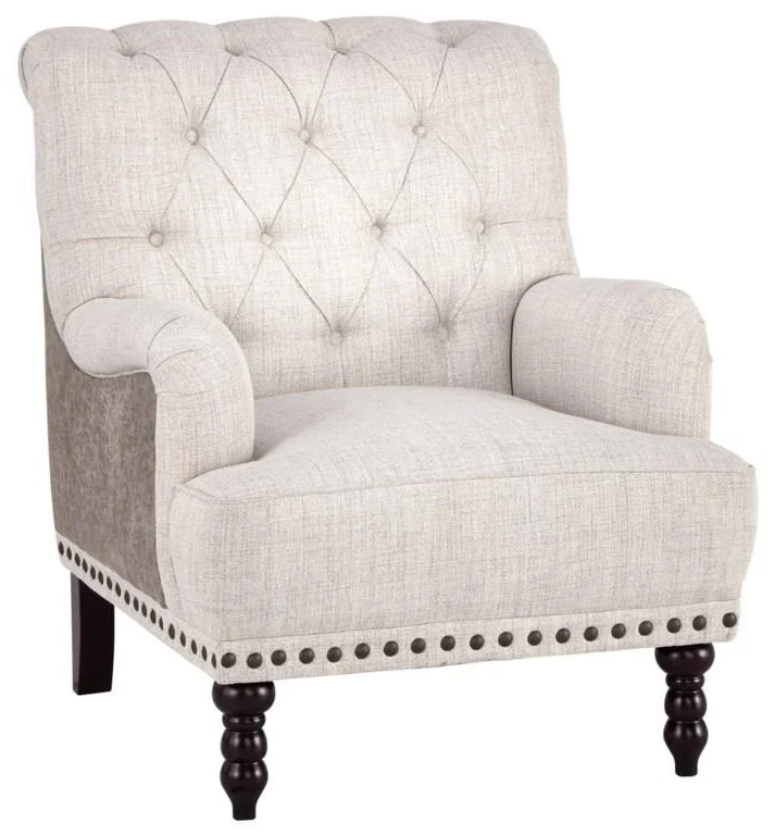 172316056 Traditional Accent Chair with Tufted Back and Nailhead