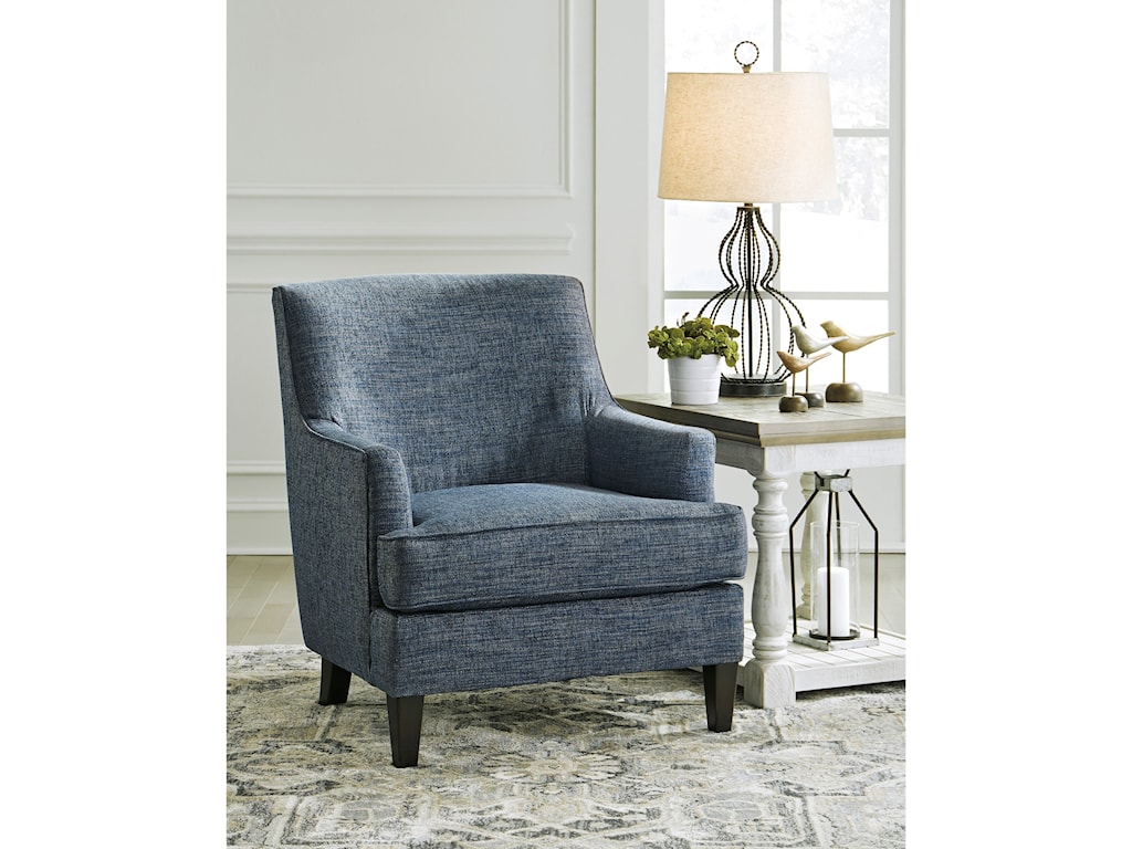 Signature Design By Ashley Tenino 5480321 Accent Chair In Blue