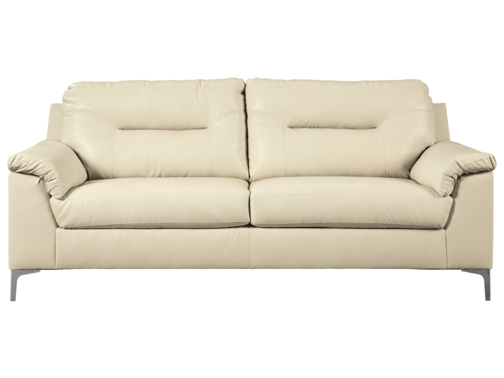 Signature Design By Ashley Tensas Contemporary Sofa With Pillow