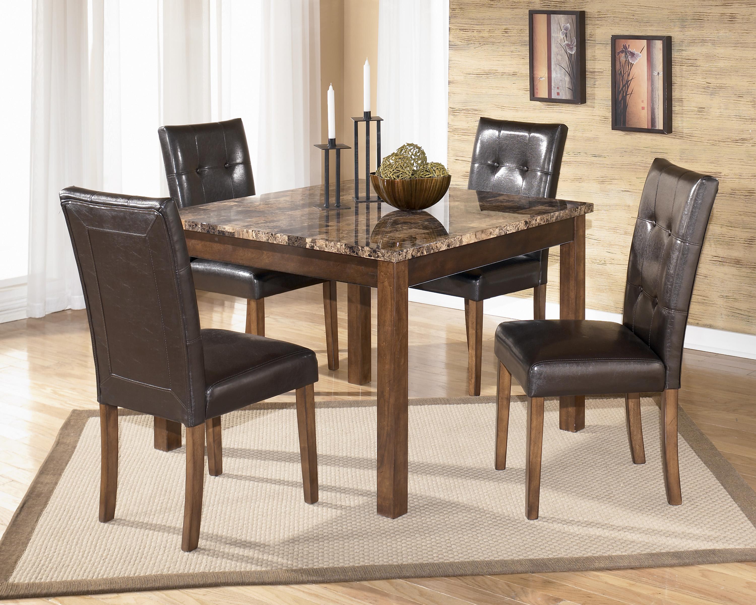 Ashley Furniture Signature Design Theo D158 225 5 Piece Square Table Set With 4 Chairs Del Sol Furniture Dining 5 Piece Sets