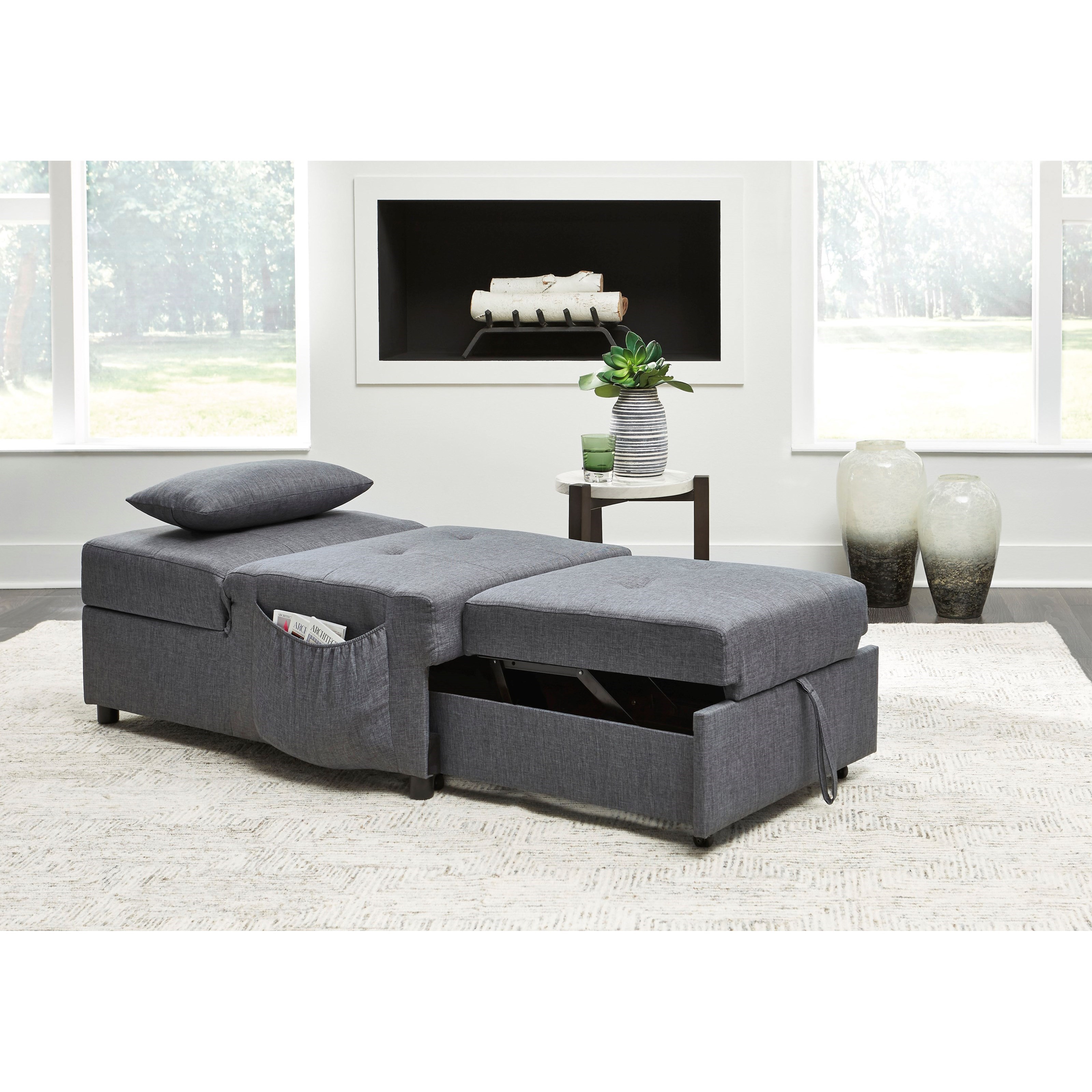 Signature Design By Ashley Thrall Single Seat Pop Up Sleeper