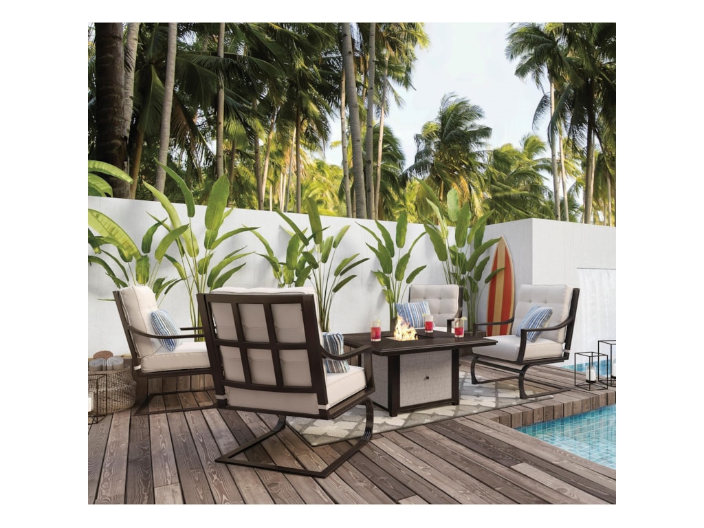 Signature Design By Ashley Town Court 5 Piece Outdoor Conversation Signature Design By Ashley Town Court5 Piece Conversation Set