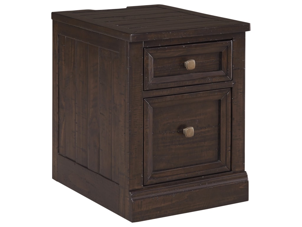 Signature Design By Ashley Townser Solid Pine File Cabinet With Complimentary In Home Design Services From Houston S Yuma Furniture