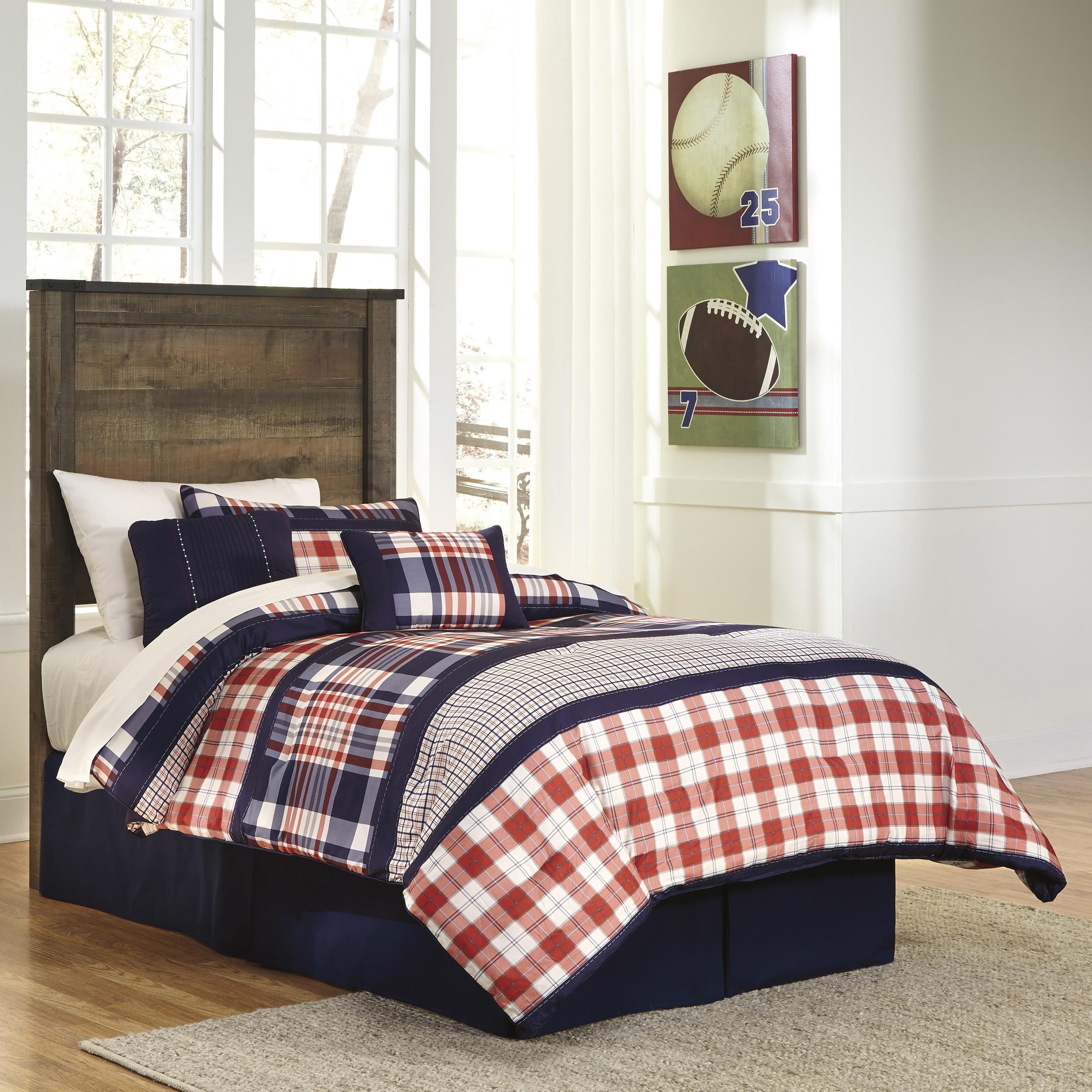 Signature Design By Ashley Trinell Rustic Look Twin Panel