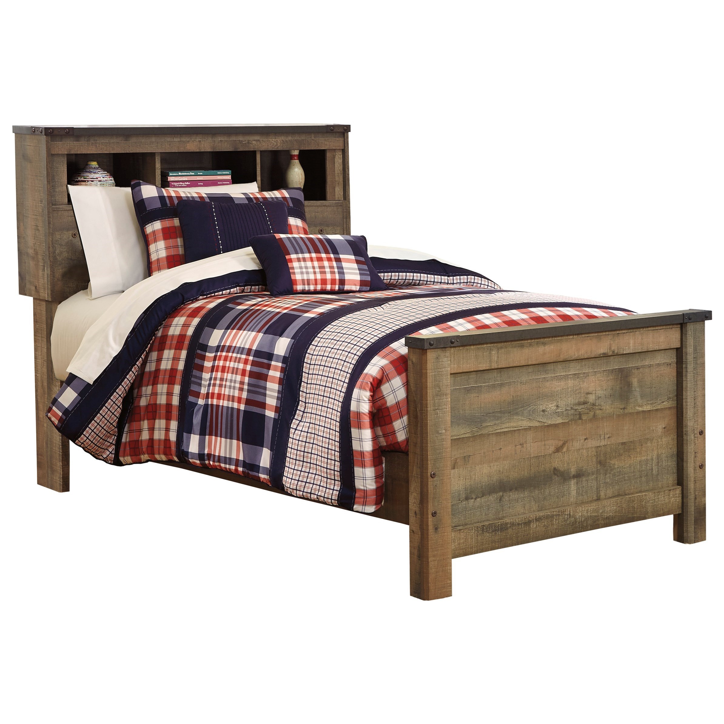 Ashley Furniture Signature Design Trinell Rustic Look Twin