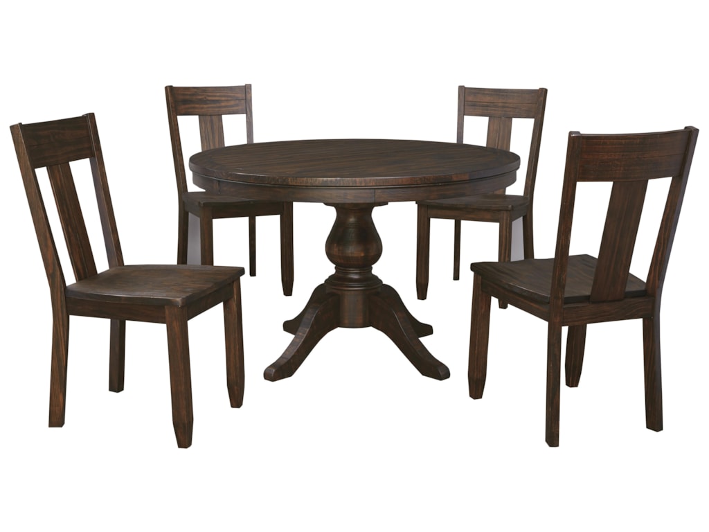 Signature Design By Ashley Trudell 5 Piece Round Dining Table Set Signature Design By Ashley Trudell5 Piece Round Dining Table Set