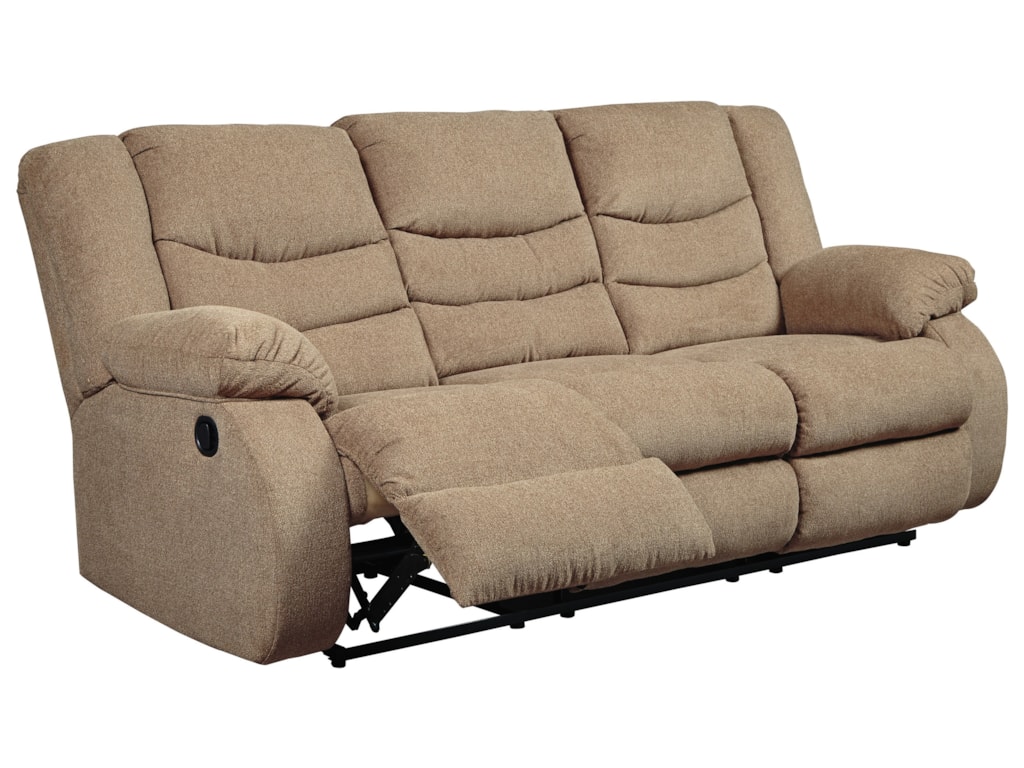 Tulen Contemporary Reclining Sofa By Ashley Signature Design At Dunk Bright Furniture
