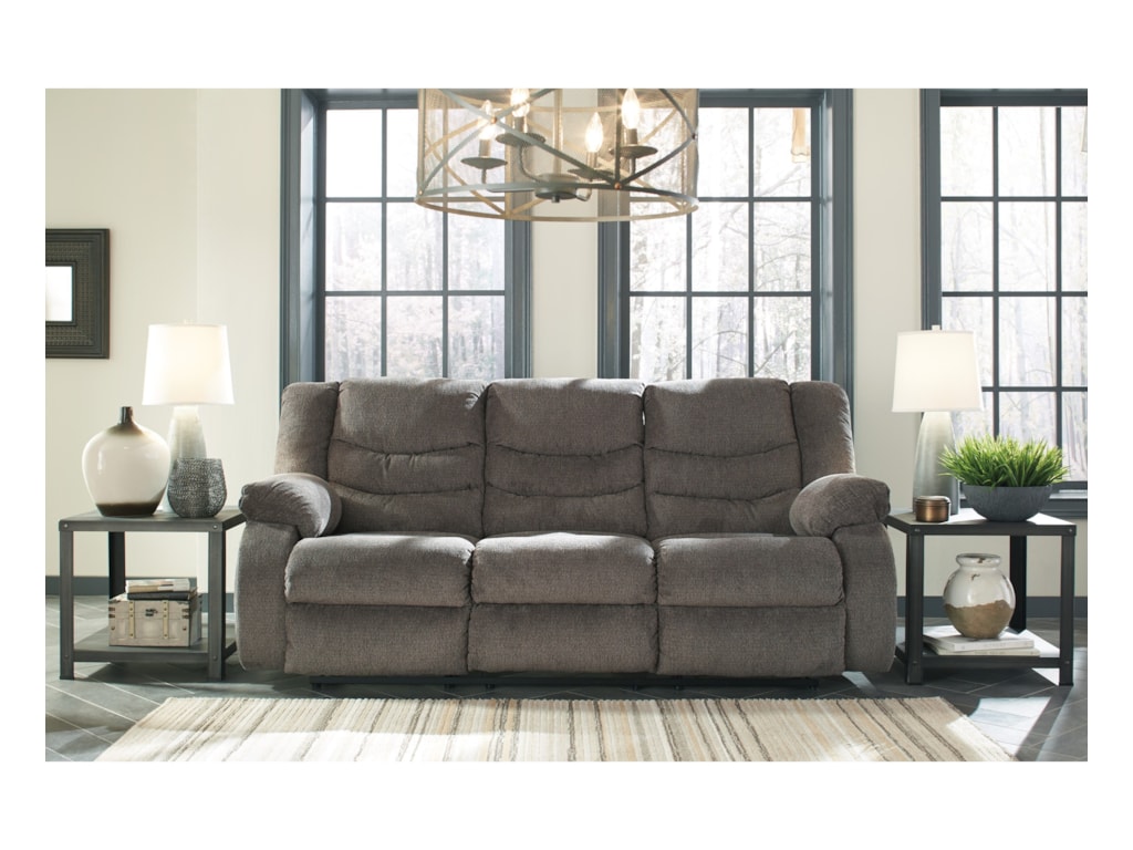 Tulen Contemporary Reclining Sofa By Signature Design Ashley At Zak S Home Tulen Contemporary Reclining Sofa By Signature Design Ashley At Zak S Home