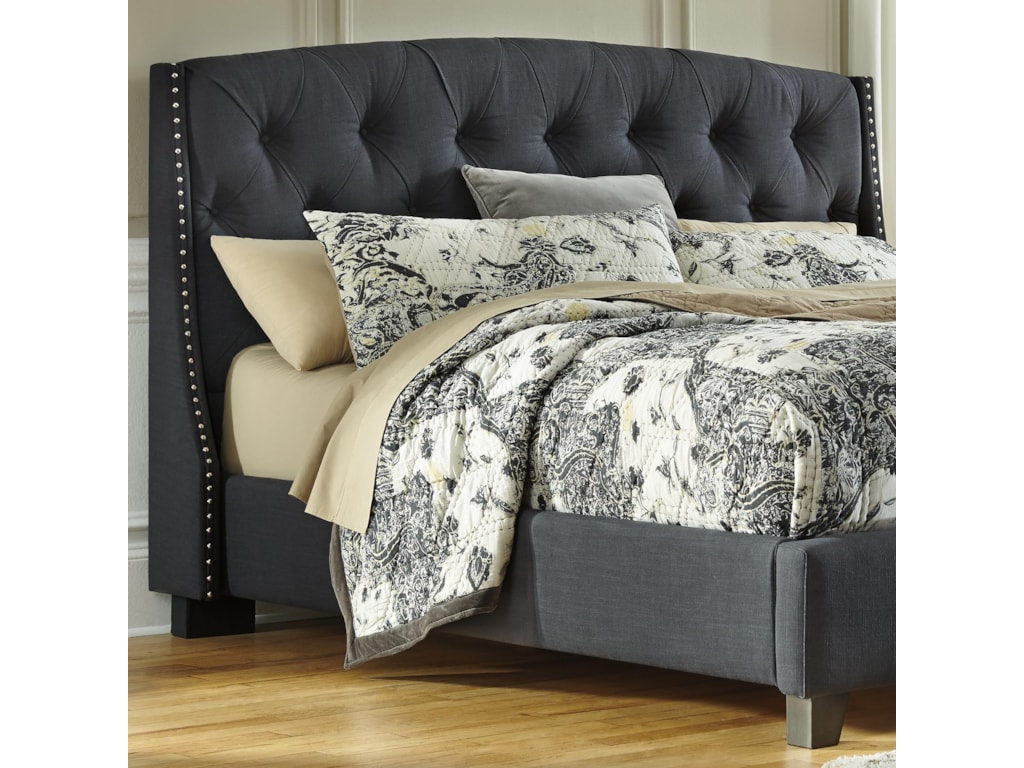Signature Design By Ashley Kasidon Queen Upholstered Headboard In Signature Design By Ashley Kasidonqueen Upholstered Headboard