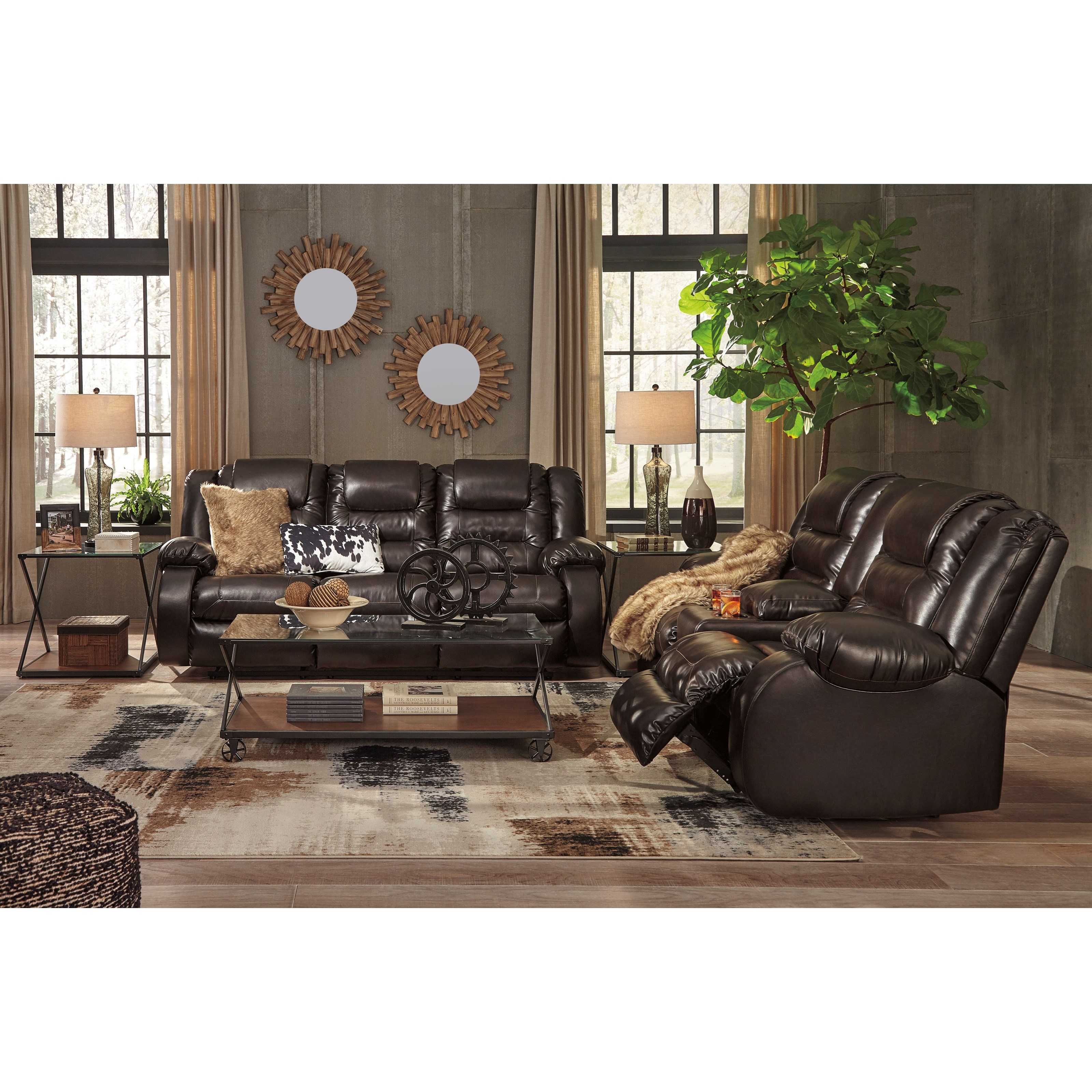 Signature Design By Ashley Vacherie Reclining Living Room Group