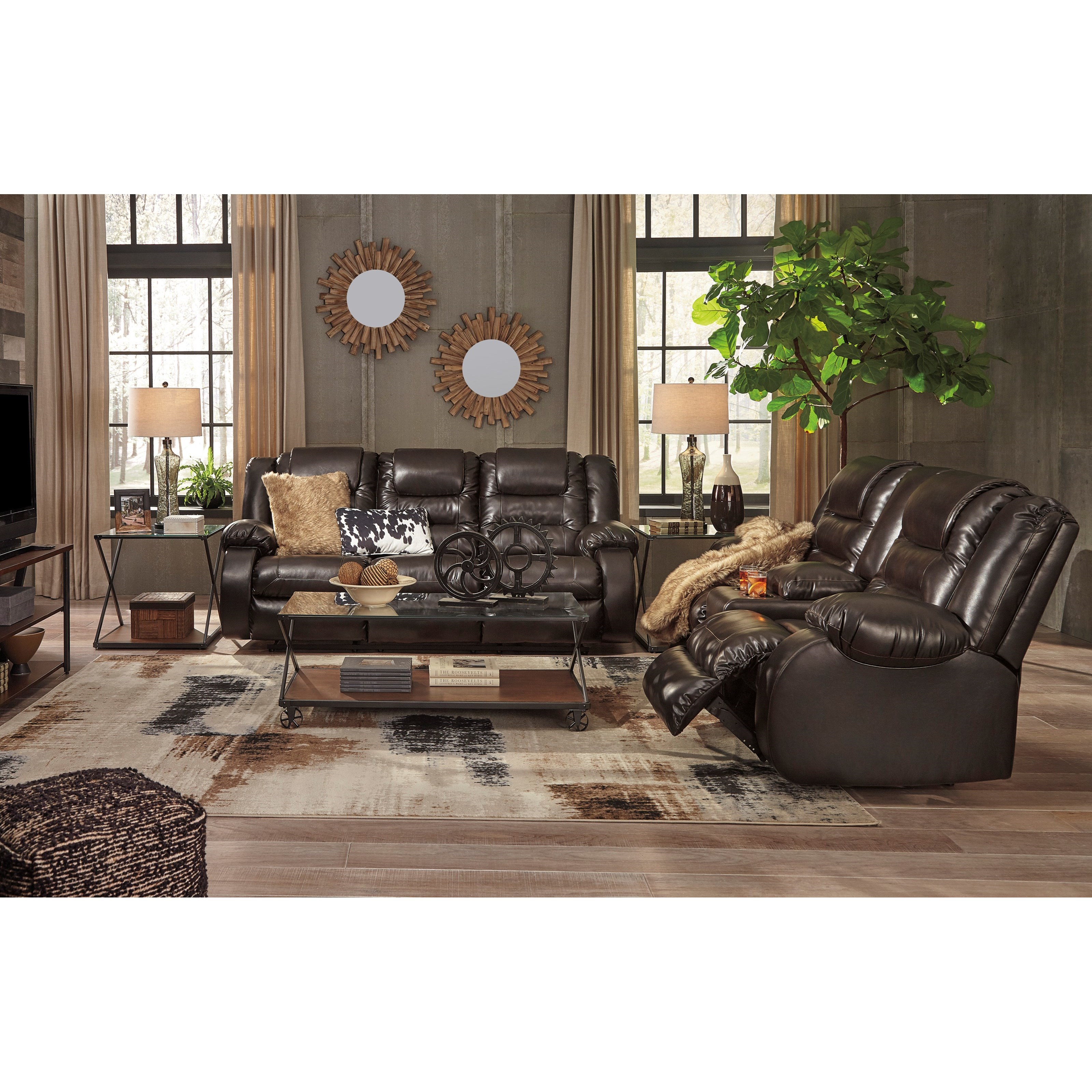 Signature Design By Ashley Vacherie Reclining Living Room Group