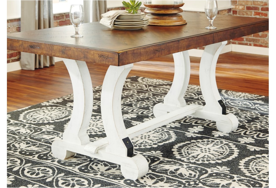 Signature Design By Ashley Valebeck D546 35 Two Tone Rectangular