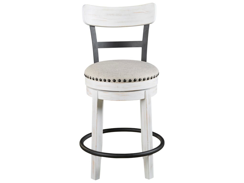 Signature Design By Ashley Valebeck Counter Height Swivel Barstool With Upholstered Seat Royal Furniture Bar Stools Signature Design By Ashley Valebeck Counter Height Swivel Barstool With Upholstered Seat Royal Furniture Bar Stools