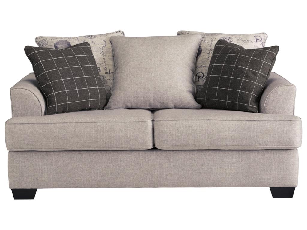 Signature Design By Ashley Velletri Relaxed Vintage Loveseat With 2 Signature Design By Ashley Velletri Relaxed Vintage Loveseat With 2 Decorative Pillows