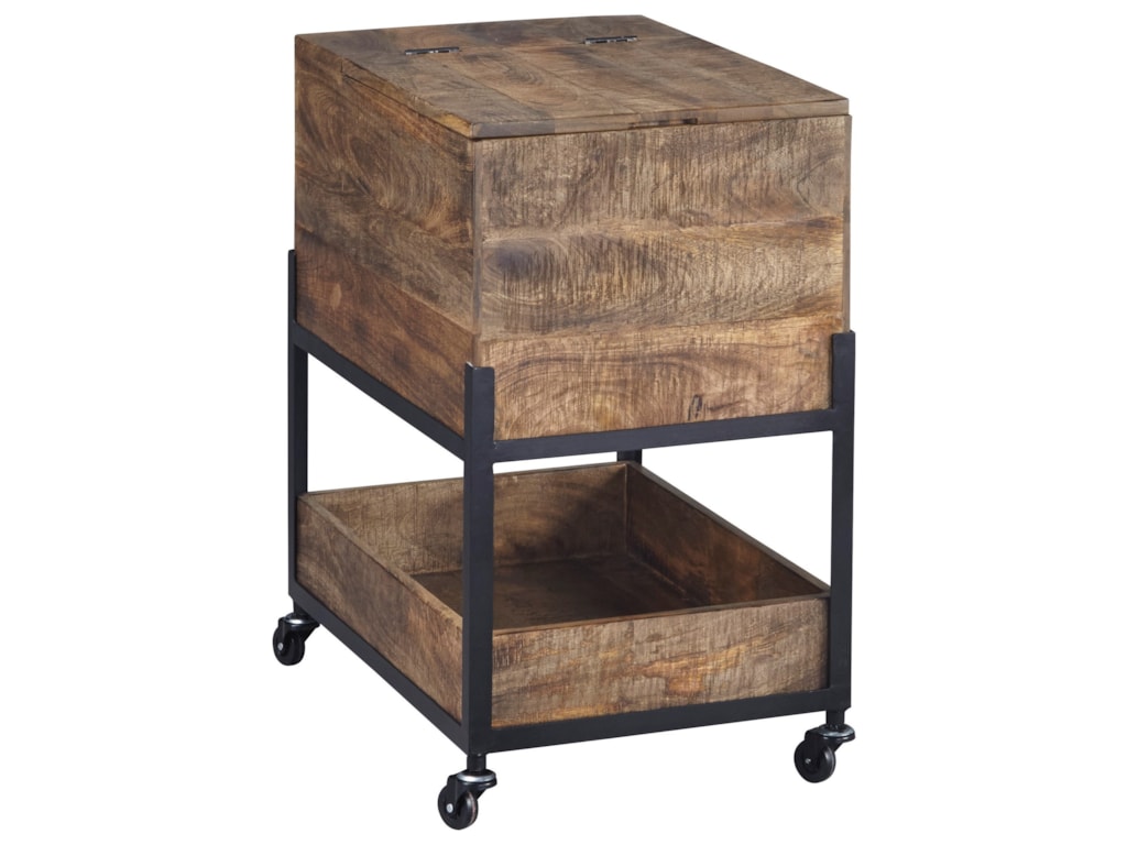 Signature Design By Ashley Viganni H640 12 Mango Wood Metal File Signature Design By Ashley Vigannifile Cabinet