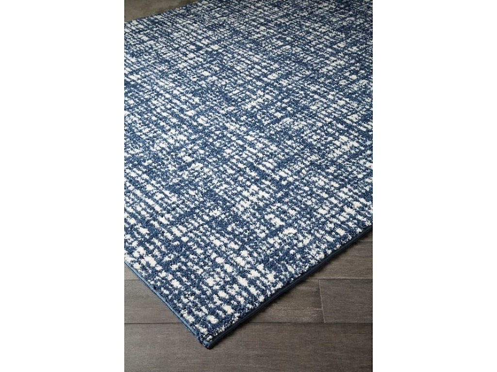 Signature Design by Ashley Casual Area Rugs Norris Blue/White 