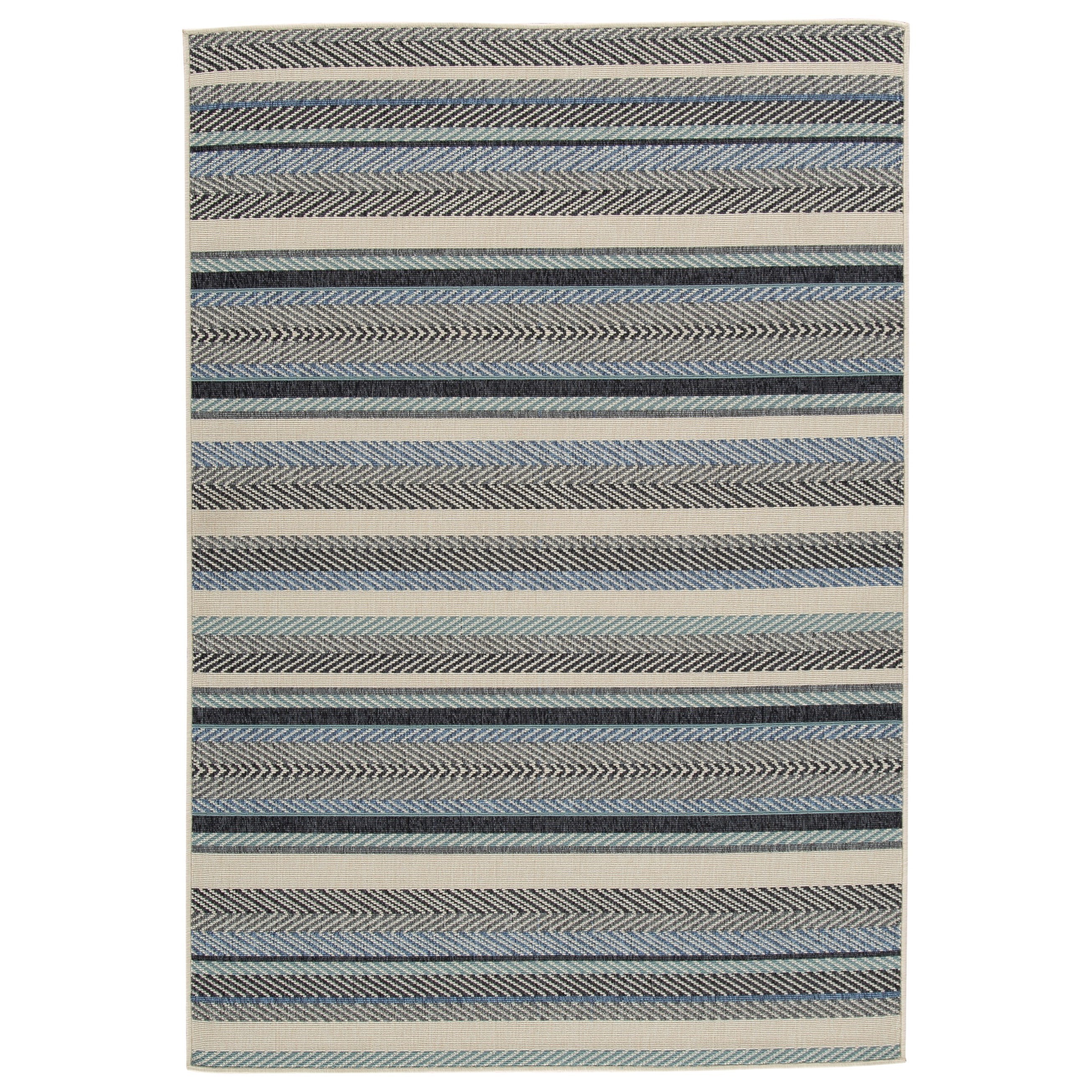Troost Blue/Cream Medium Rug