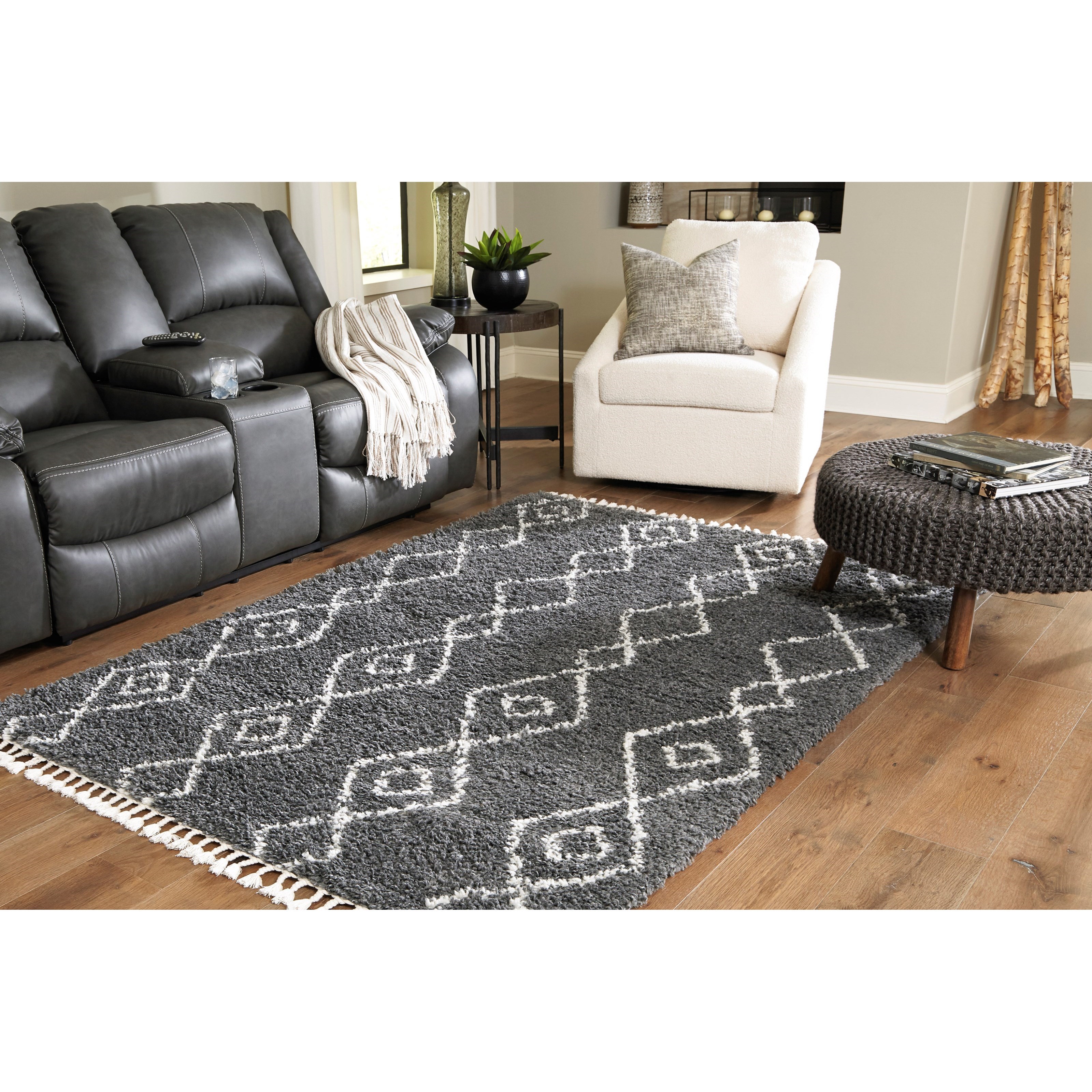 Signature Design By Ashley Casual Area Rugs R404611 Maysel Gray