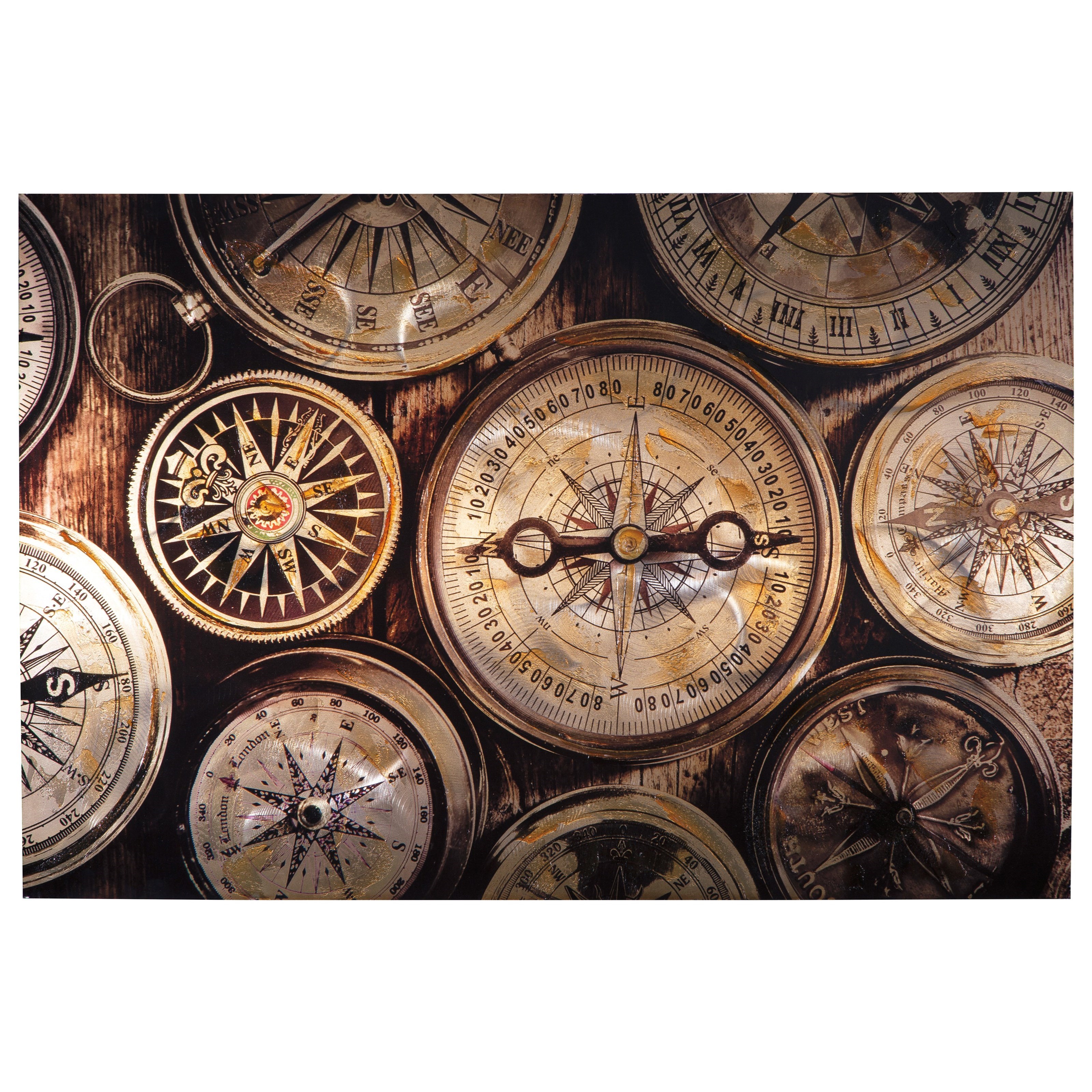 Signature Design By Ashley Wall Art Jeaselle Compass Brown Black Wall Art Royal Furniture Prints Paintings