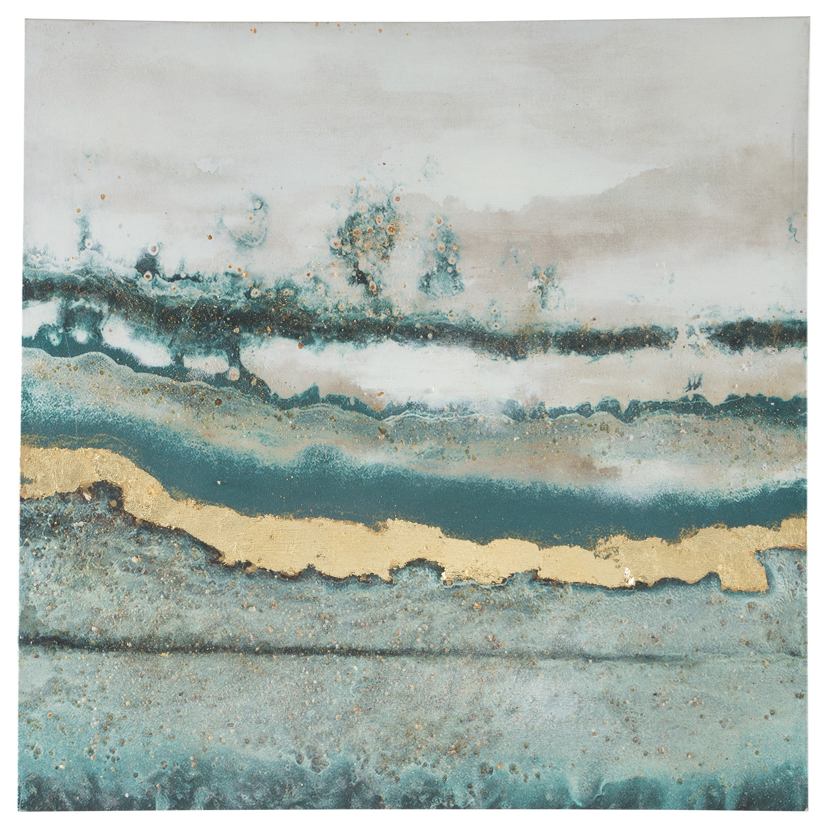 Signature Design By Ashley Wall Art A8000251 Praveen Blue Spruce White Wall Art Furniture And Appliancemart Prints Paintings