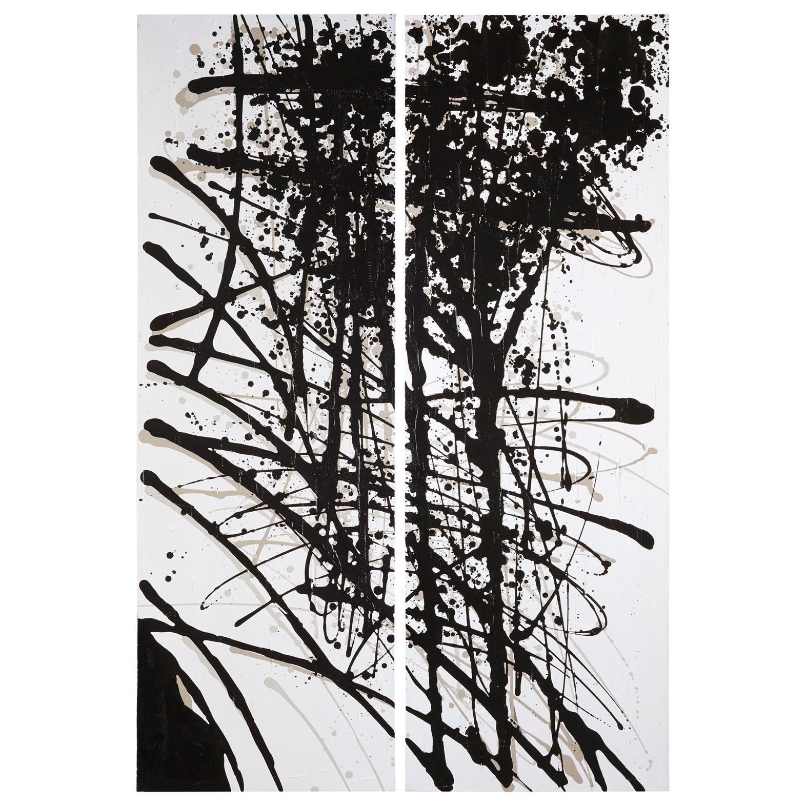 Wall Art Jace Black Gray White Wall Art Set By Signature Design By Ashley At Royal Furniture