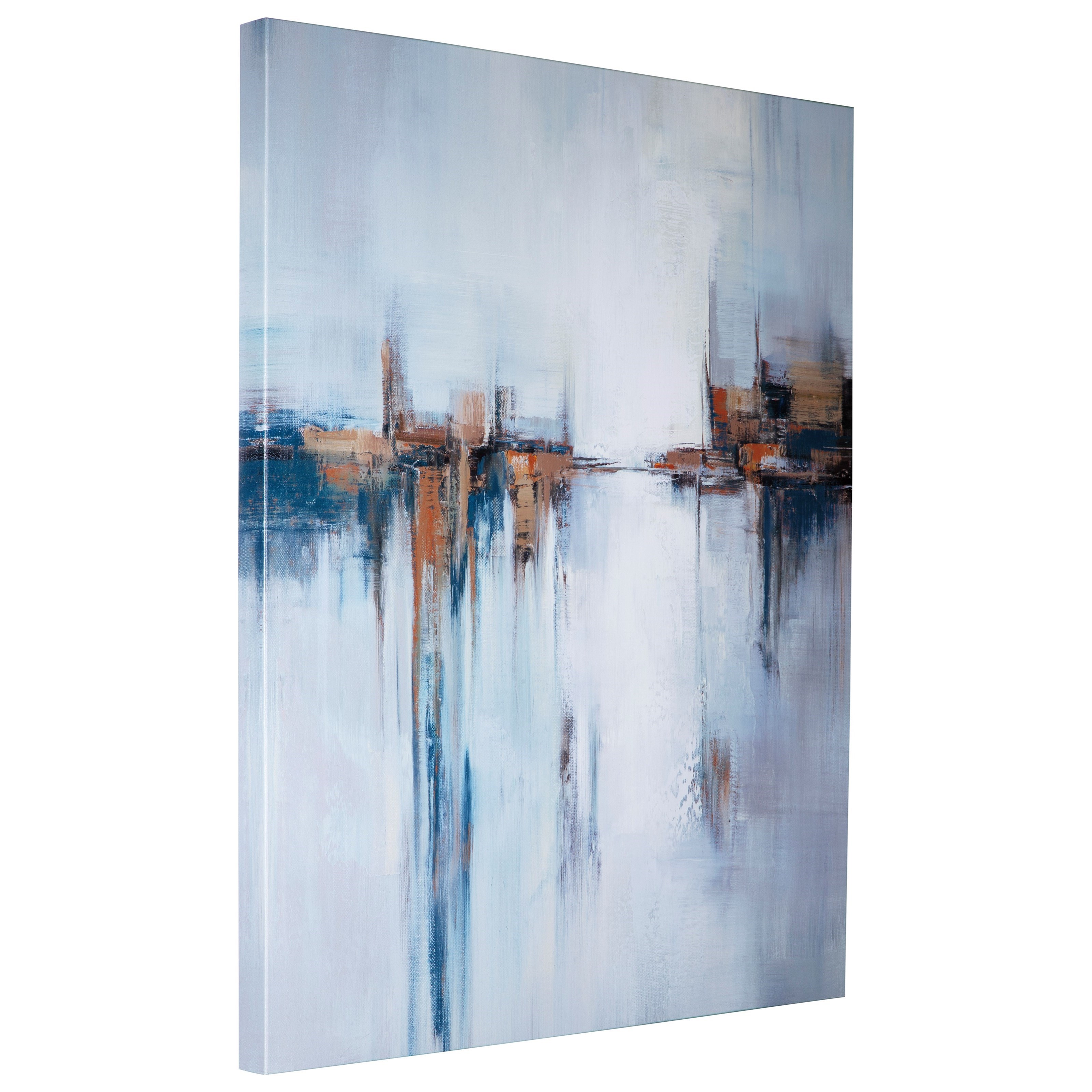 Ashley Signature Design Wall Art A8000282 Braylin Blue Wall Art Dunk Bright Furniture Prints Paintings