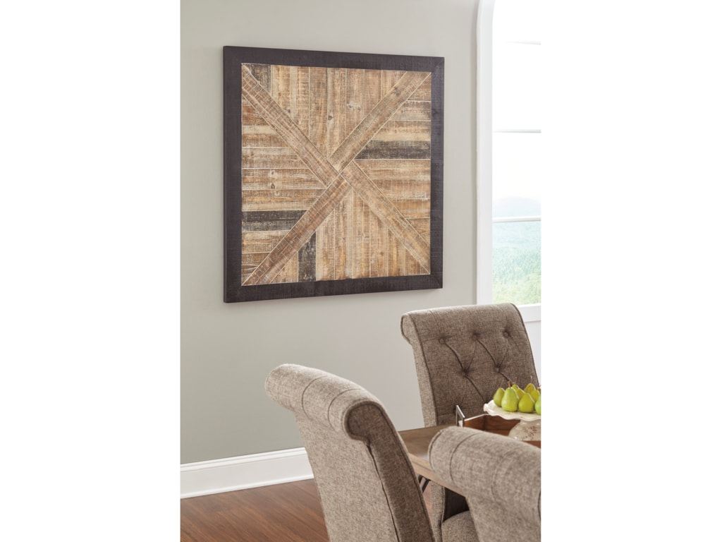 Ashley Furniture Wall Art wall art odus black/natural wall decor - ruby-gordon furniture Ashley Furniture Wall Art wall art odus black/natural wall decor - ruby-gordon furniture
