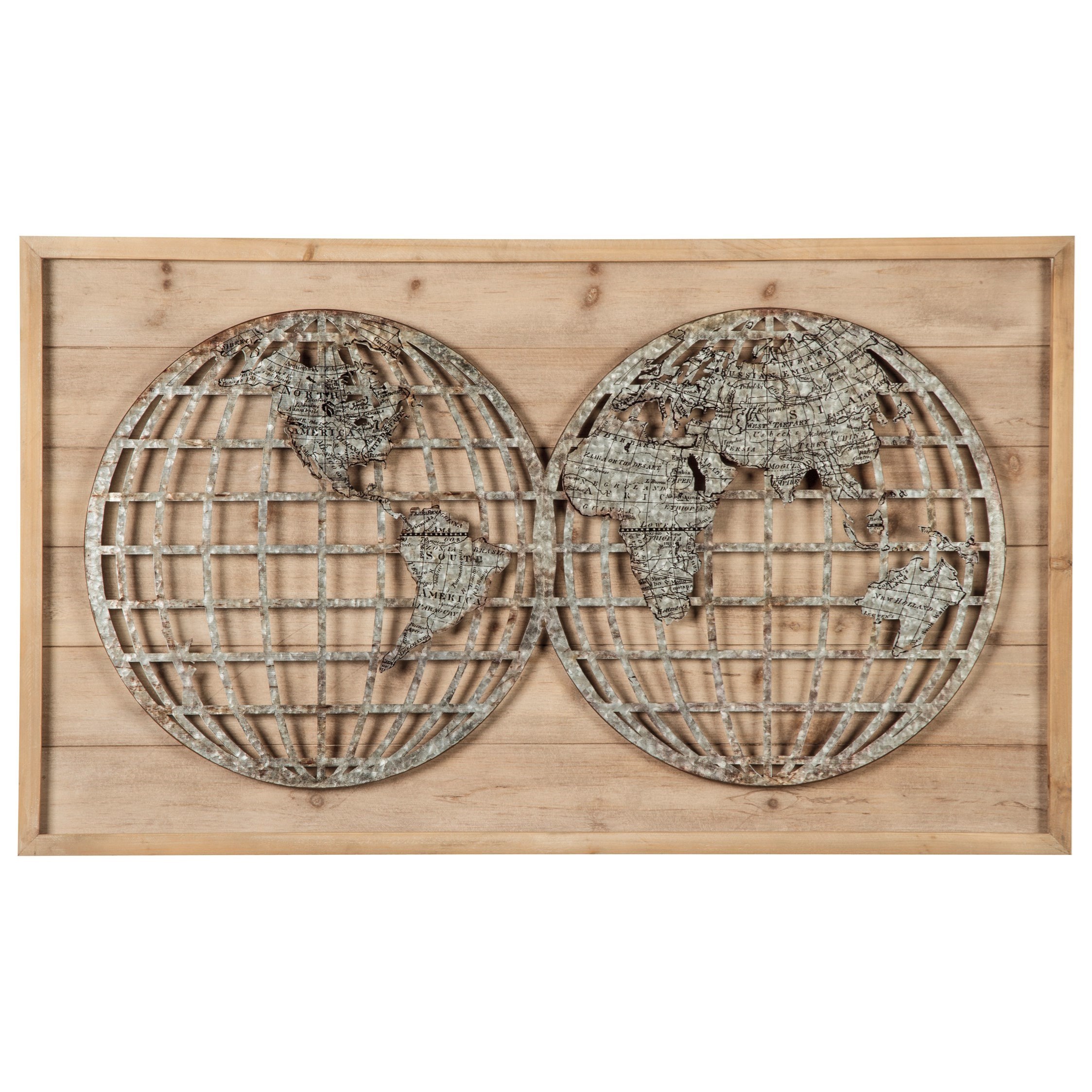 Signature Design By Ashley Wall Art Devonte Natural Silver Wall