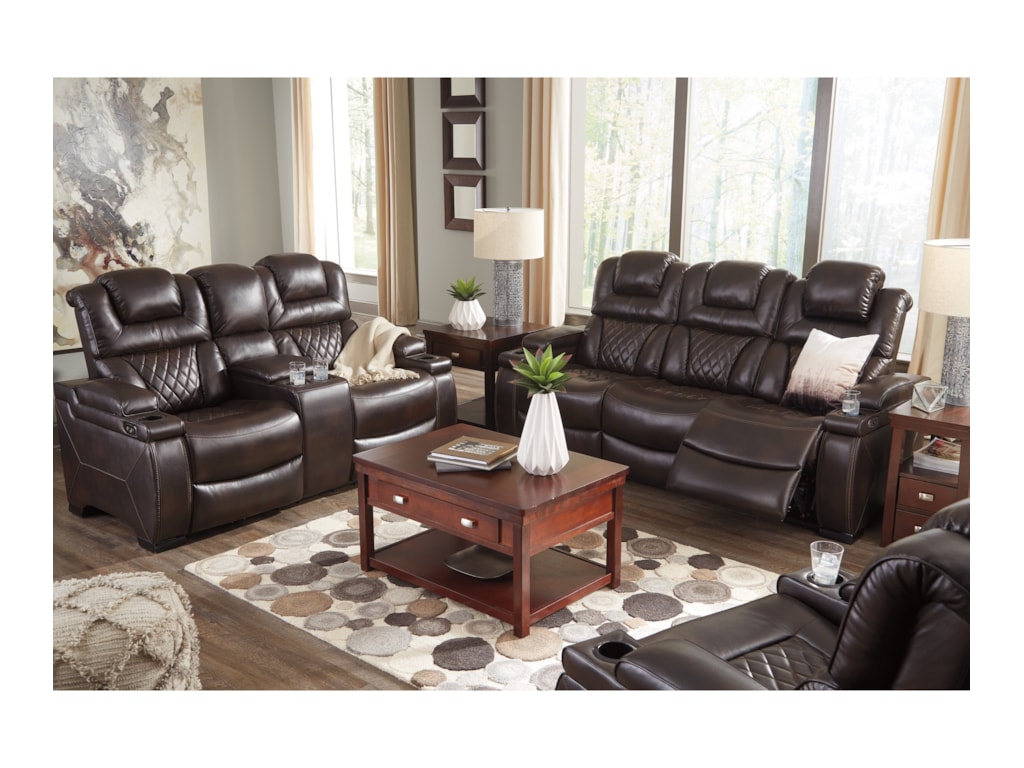 Signature Design By Ashley Warnerton Reclining Living Room Group Royal Furniture Reclining Living Room Groups