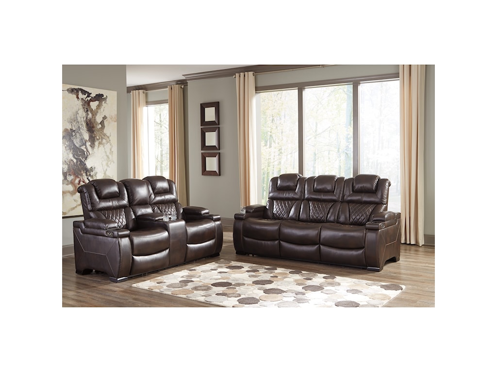 Signature Design By Ashley Warnerton 7540715 Power Reclining Sofa