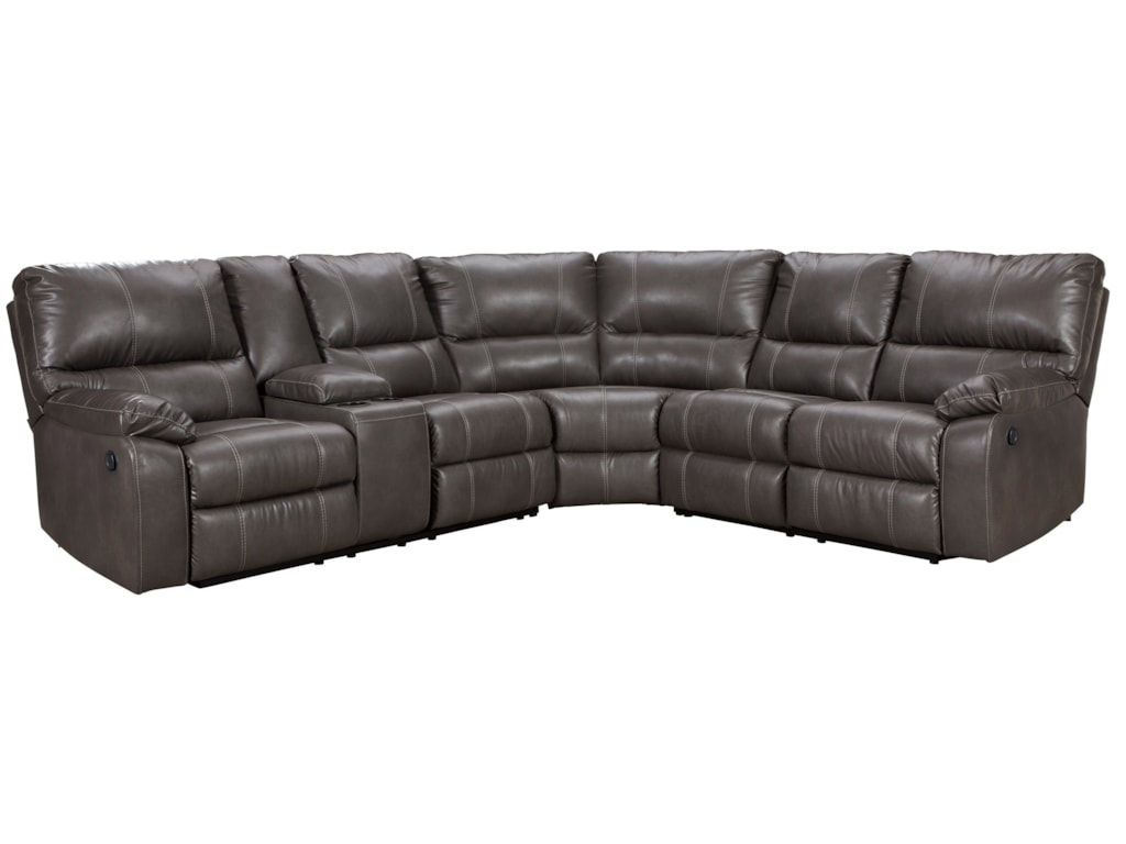 Warstein Casual 3 Piece Reclining Sectional By Signature Design Ashley At Royal Furniture