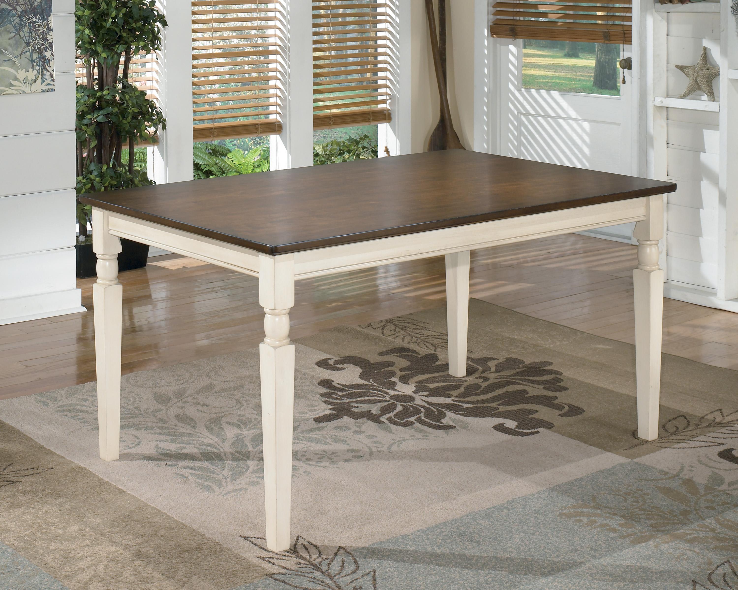 Signature Design By Ashley Whitesburg 6 Piece Rectangular Table