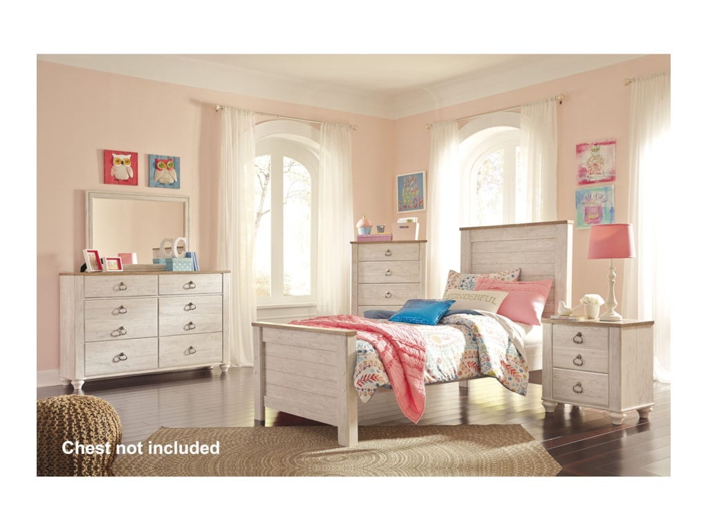 Signature Design By Ashley Willowton Twin Bedroom Group Royal Furniture Bedroom Groups