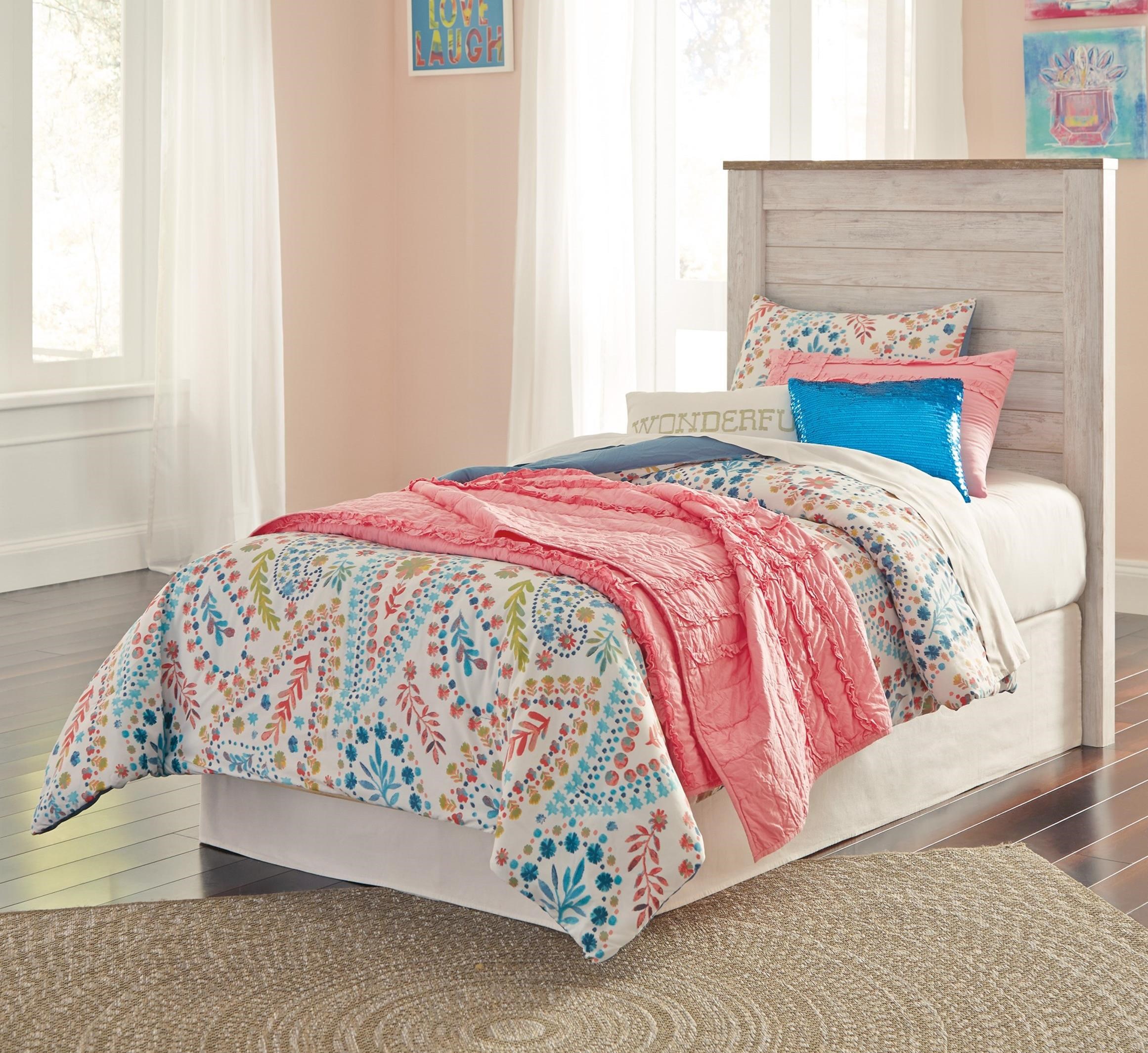 Signature Design By Ashley Willowton B267 53 Twin Panel Headboard