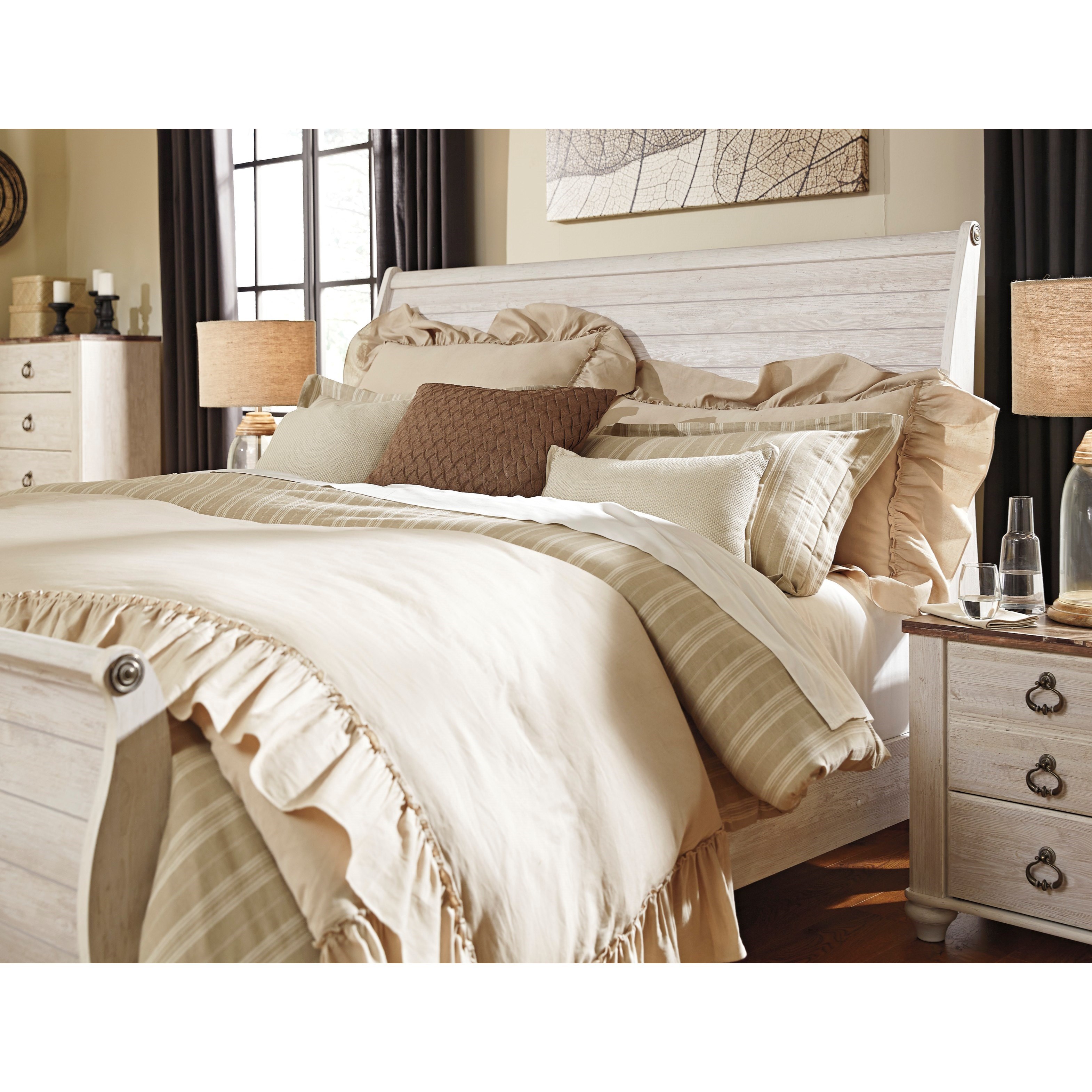 Willowton King Sleigh Bed 
