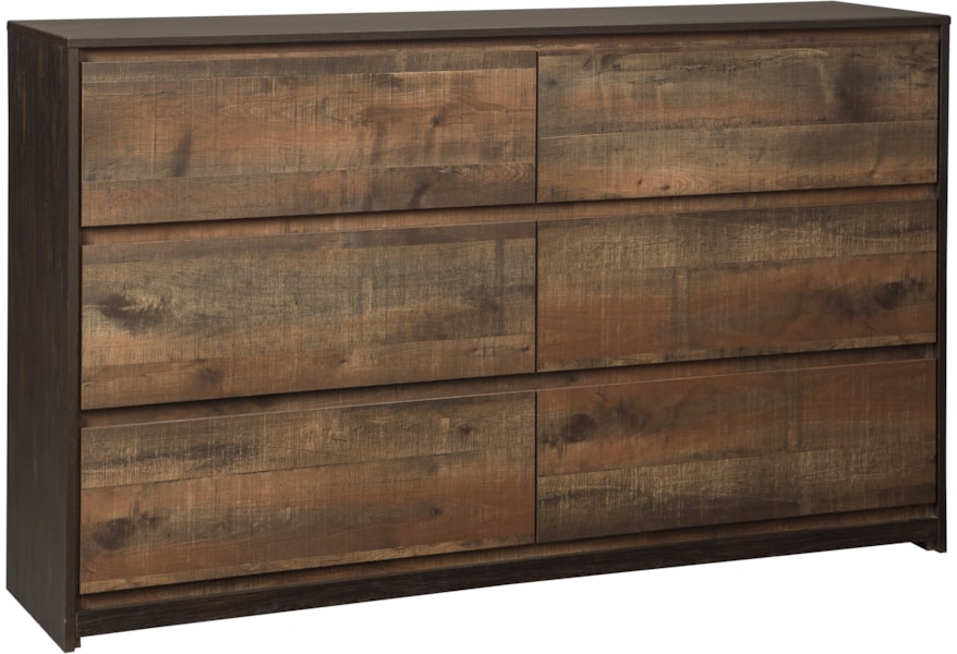 Signature Design By Ashley Windlore B320 31 Modern Rustic Dresser