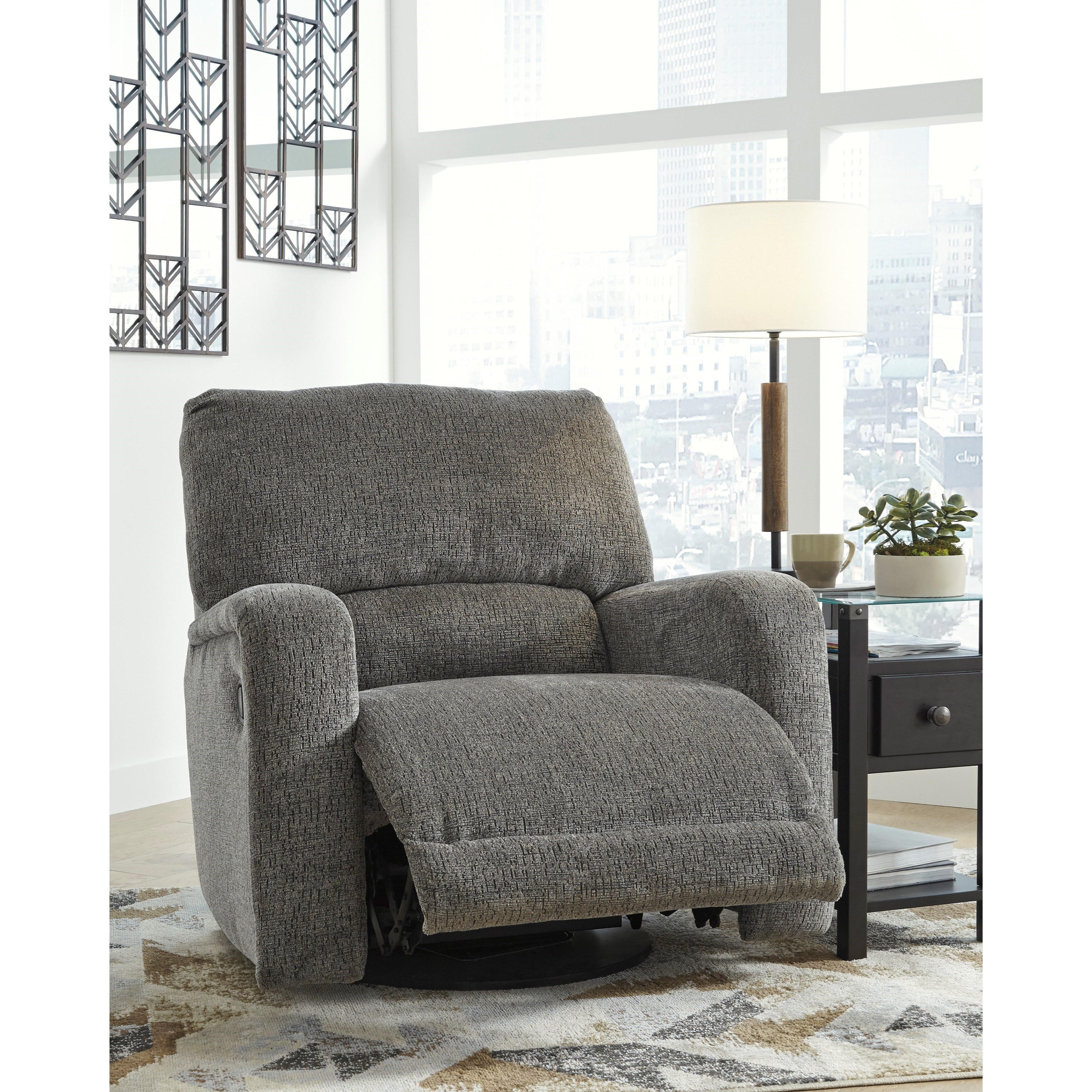 ashley swivel rocker recliner