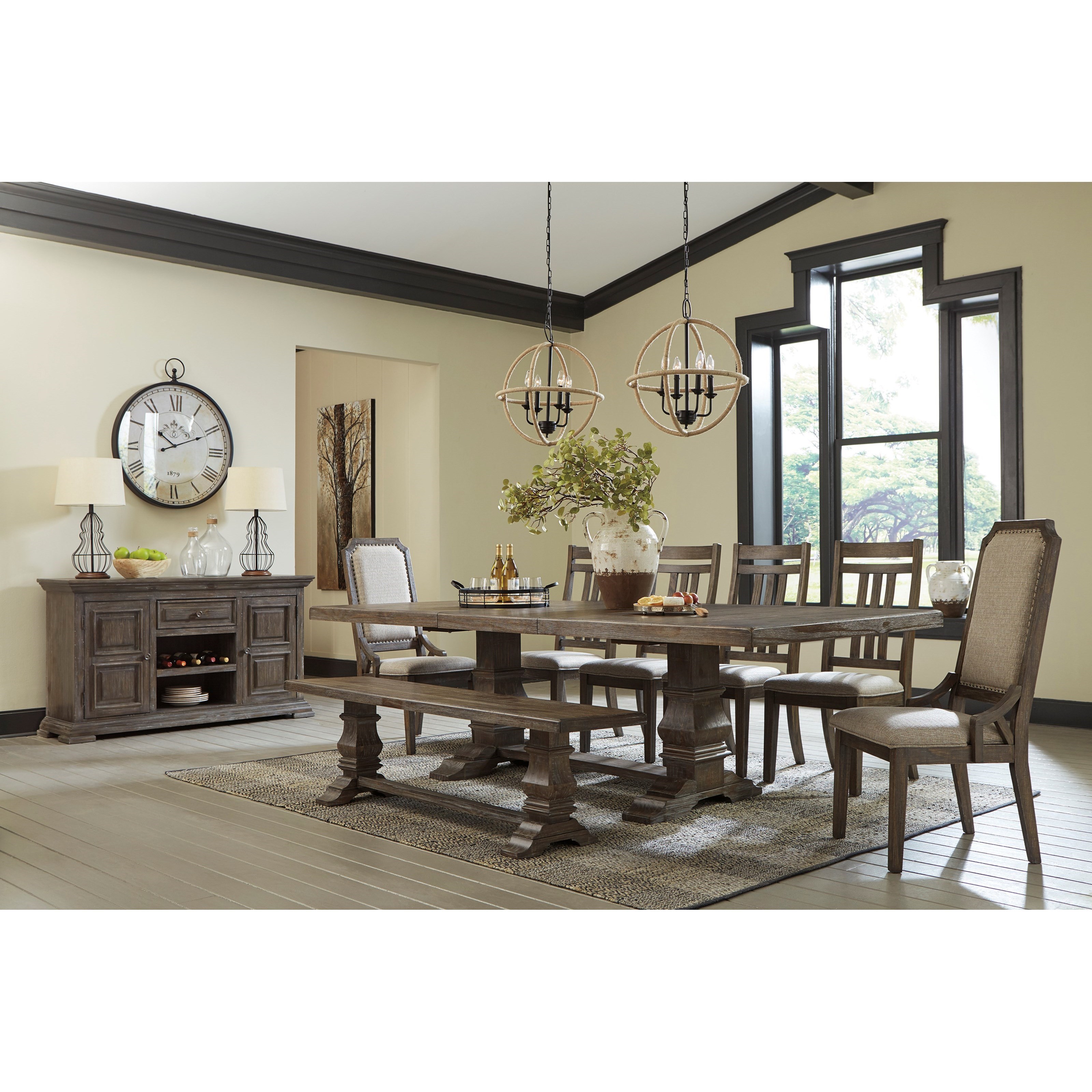 Signature Design By Ashley Wyndahl 398381334 Dining Room Group Sam Levitz Furniture Formal Dining Room Groups