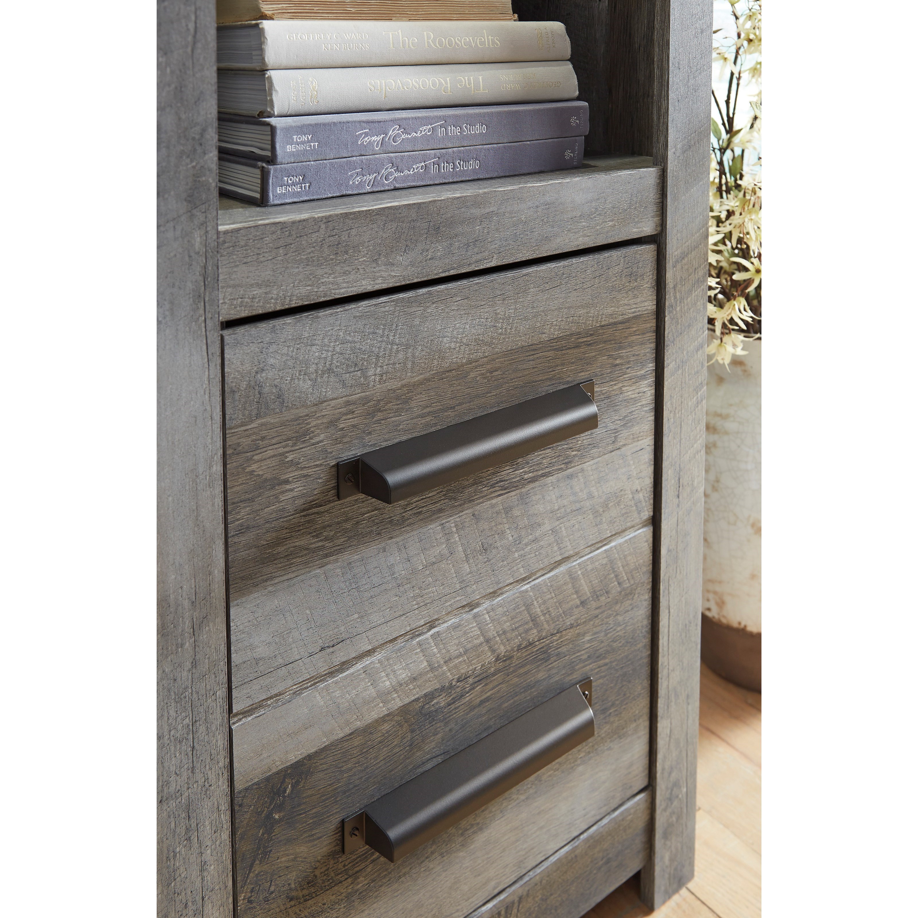 Signature Design By Ashley Wynnlow Wall Unit With Fireplace 2