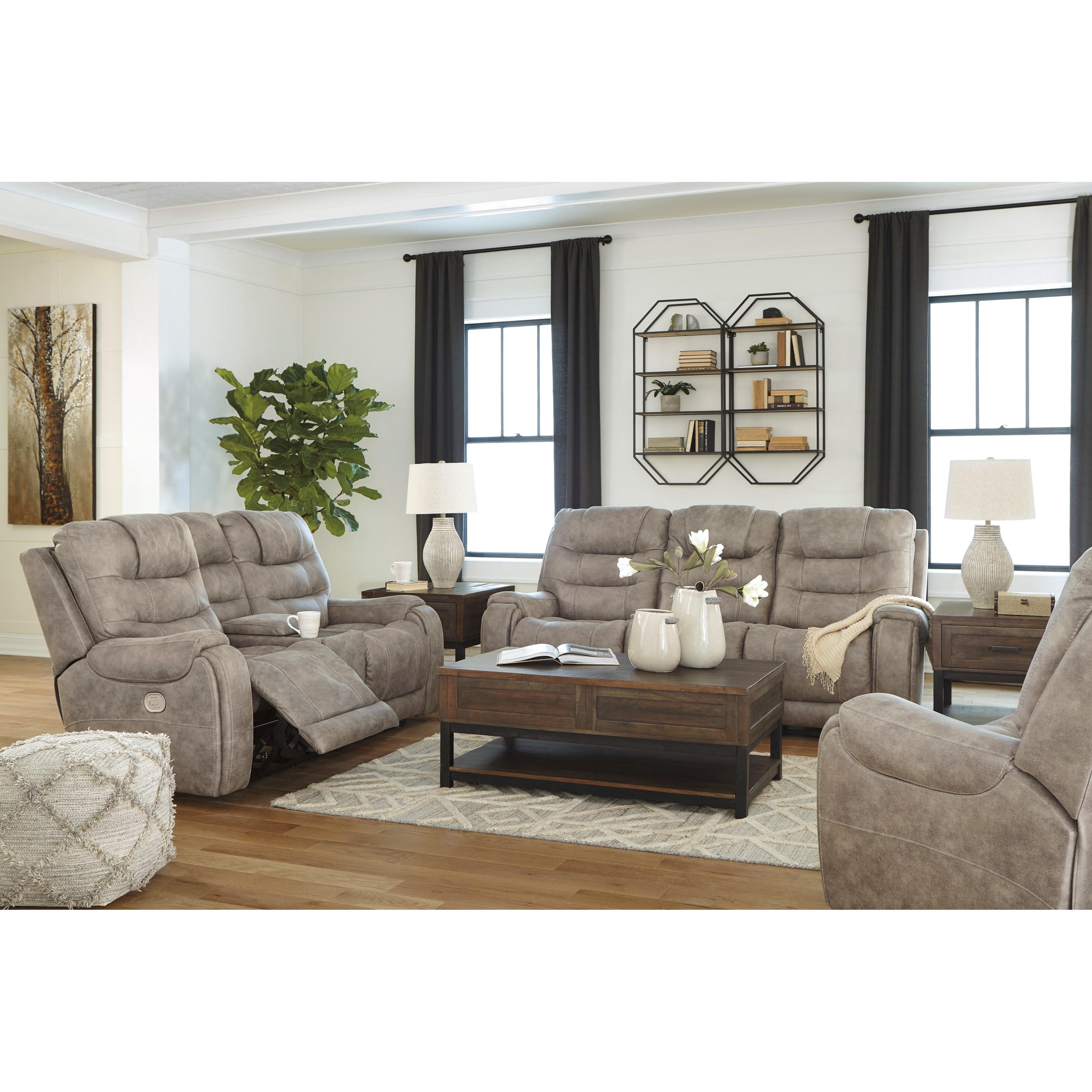 Signature Design By Ashley Yacolt Reclining Living Room Group Wayside Furniture Reclining Living Room Groups