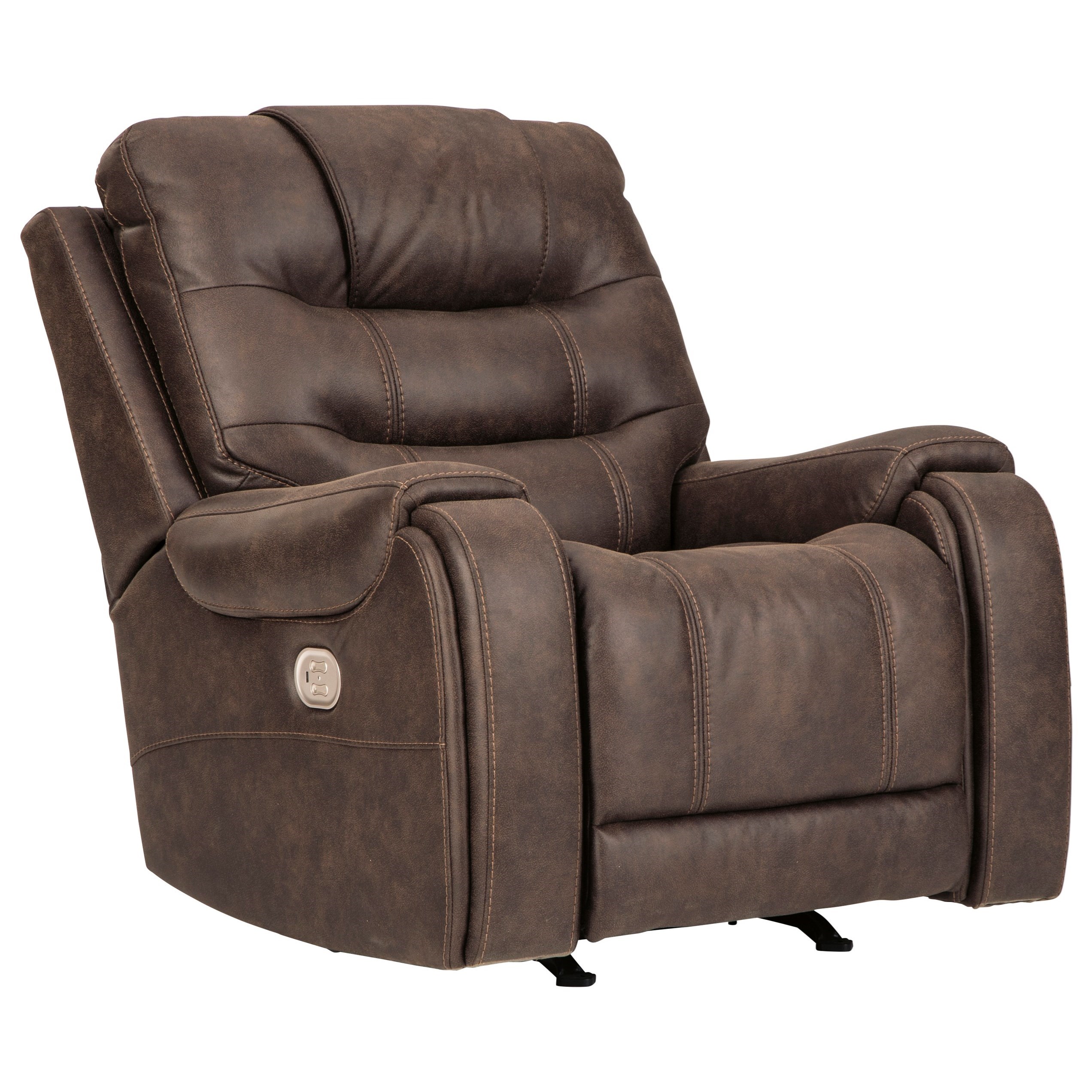 Ashley Furniture Signature Design Yacolt 8200213 Power Recliner With Adjustable Headrest And Built In Usb Port Del Sol Furniture Recliners