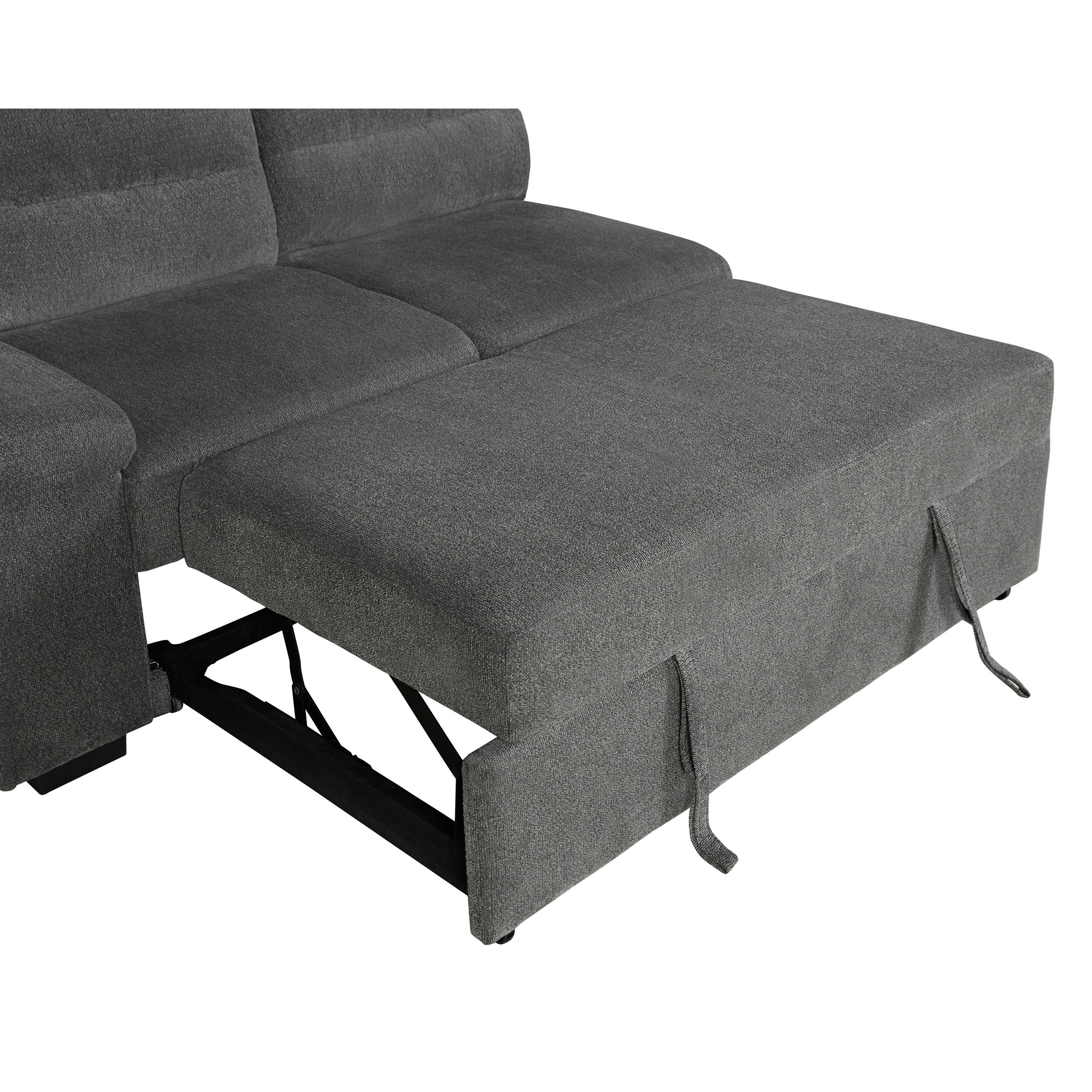Ashley Signature Design Yantis Sectional With Pop Up Sleeper And
