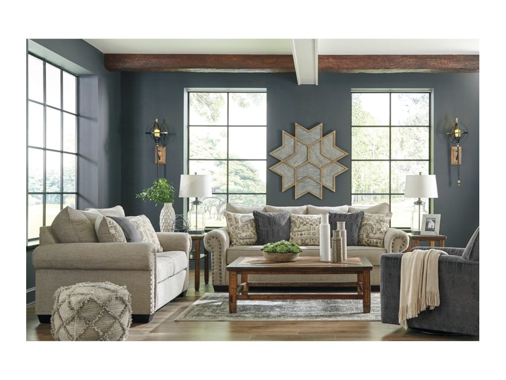 Signature Design By Ashley Zarina Stationary Living Room Group Wayside Furniture Stationary Living Room Groups