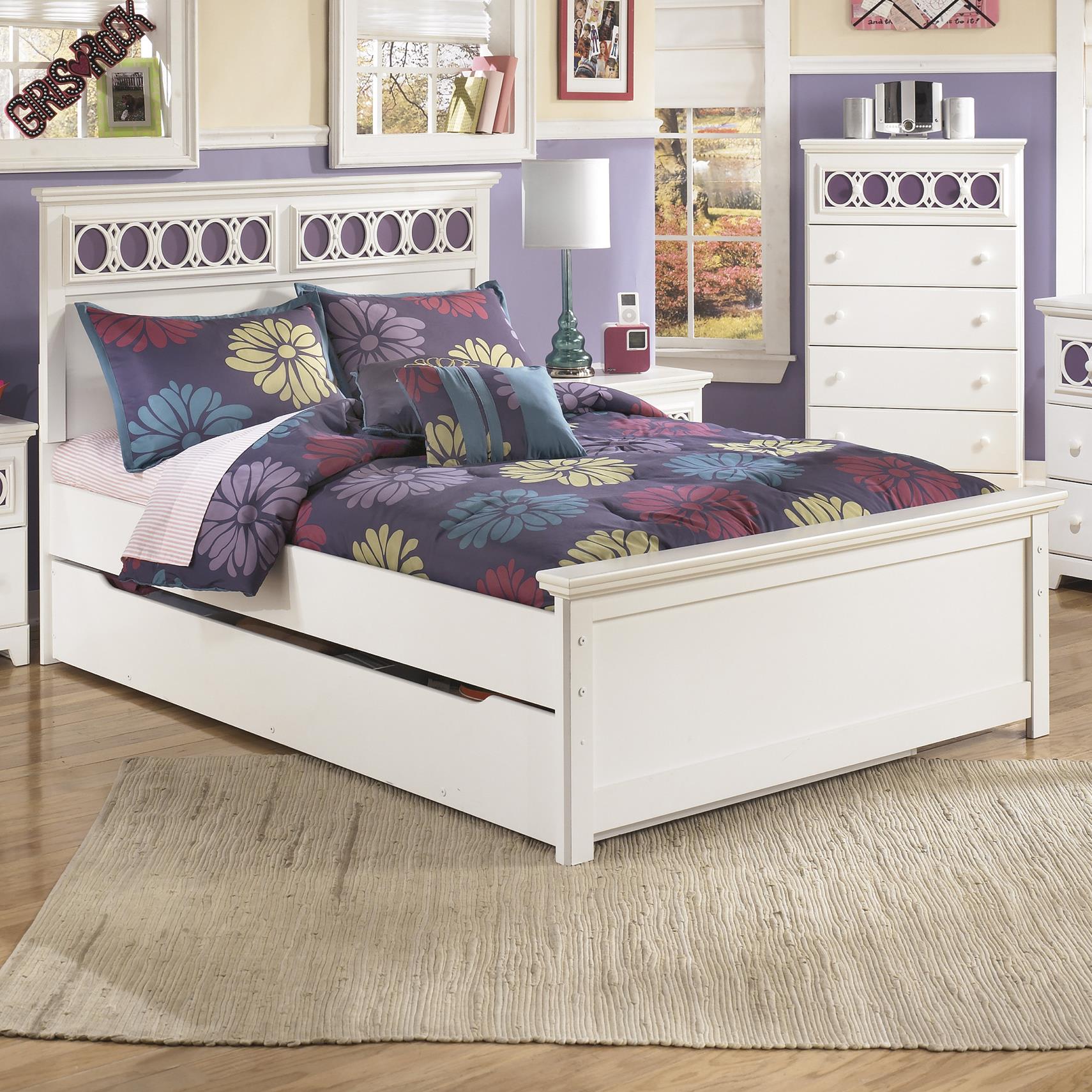 Signature Design by Ashley Zayley Full Platform Bed with Trundle