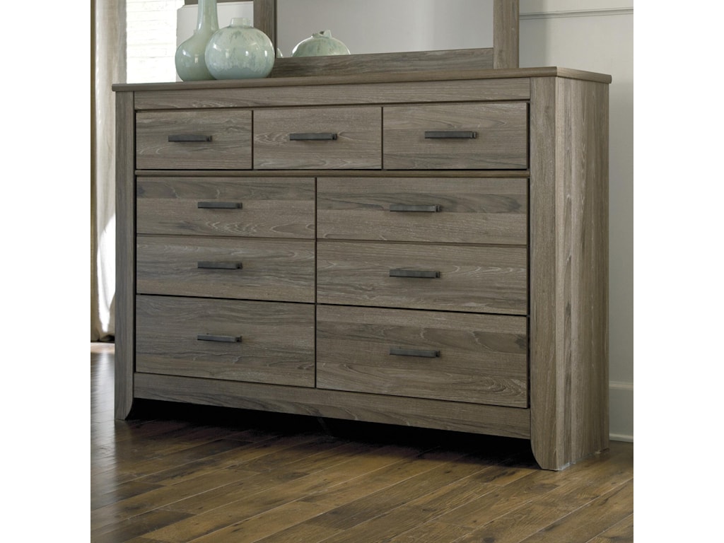 Signature Design By Ashley Zelen B248 31 Rustic Tall Dresser With