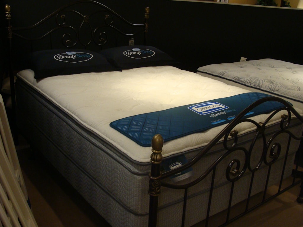 Simmons Adriatic SeaTwin Plush Pillow Top Mattress Set