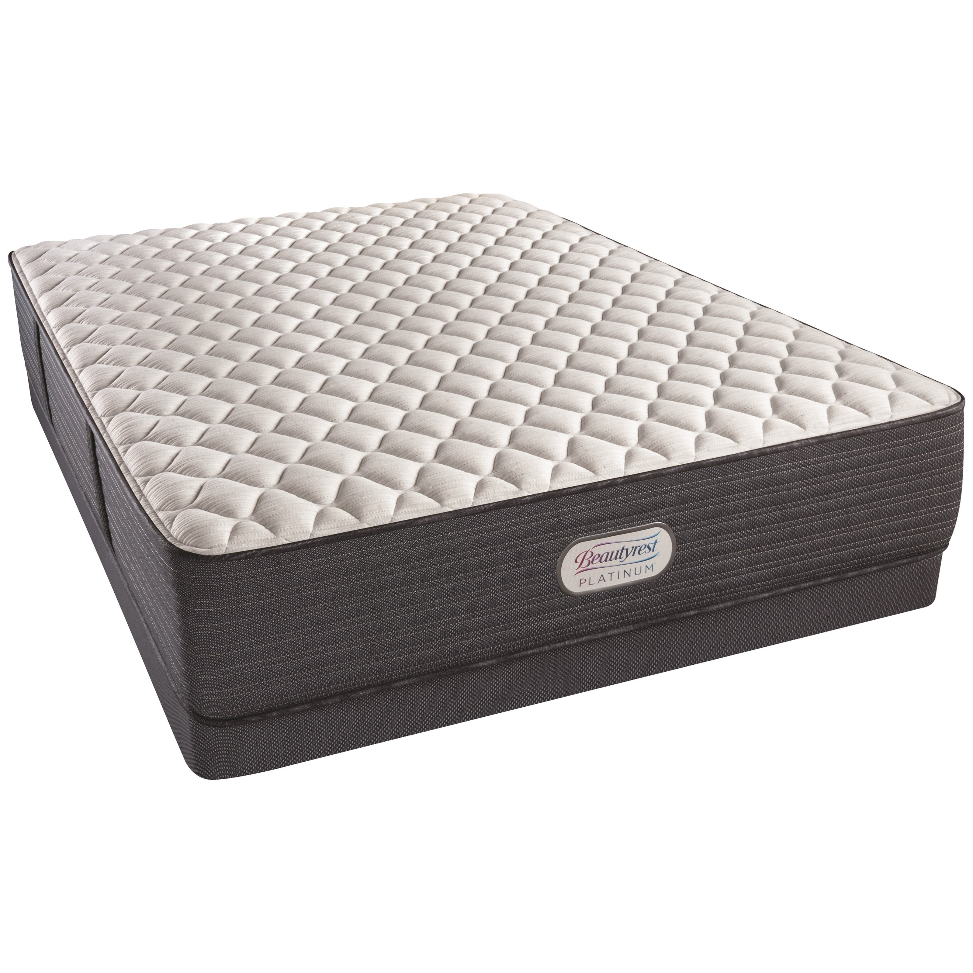 Beautyrest Platinum Belgrade Extra Firm Queen Mattress And Low