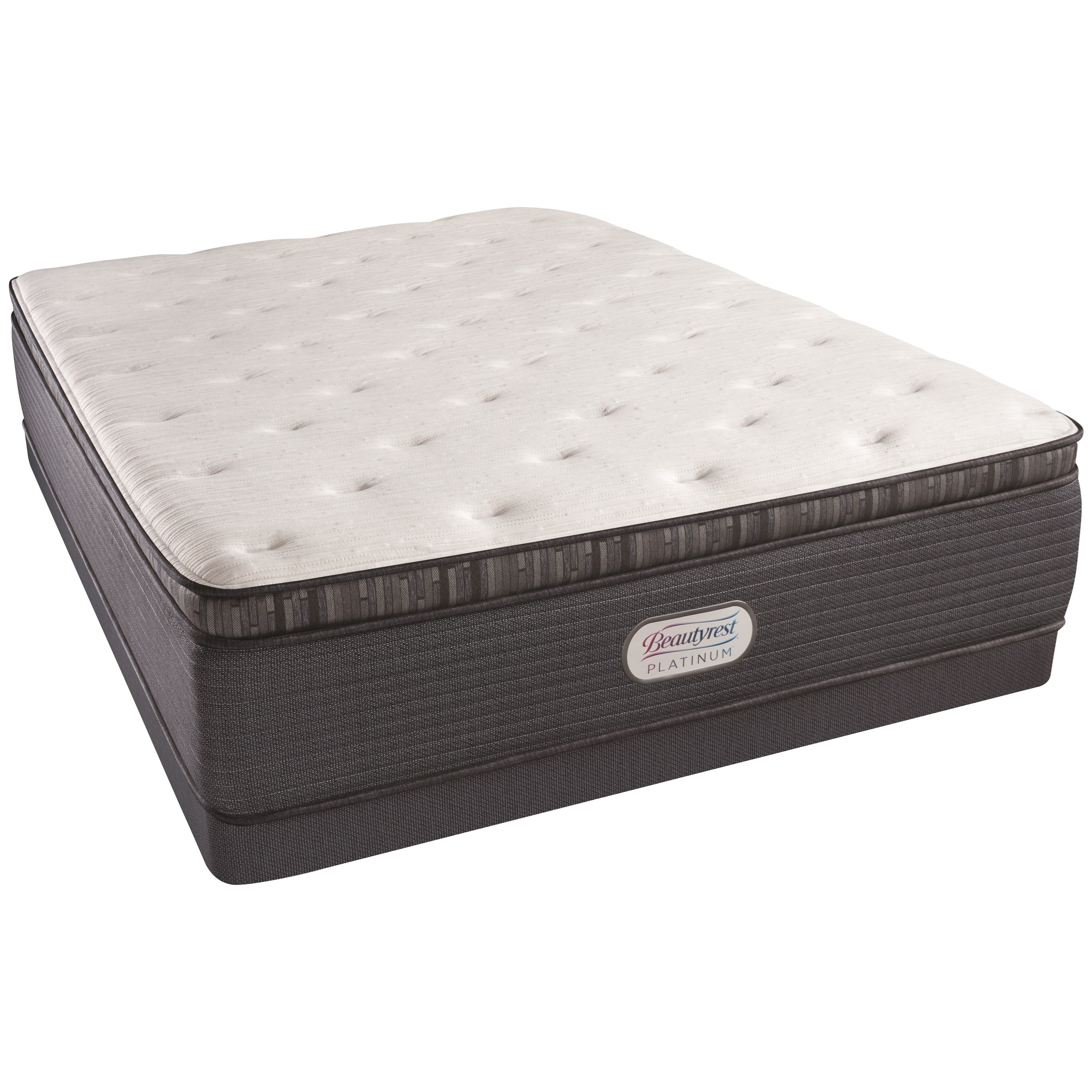 Beautyrest Platinum Belgrade Plush Pillow Top Queen Mattress And