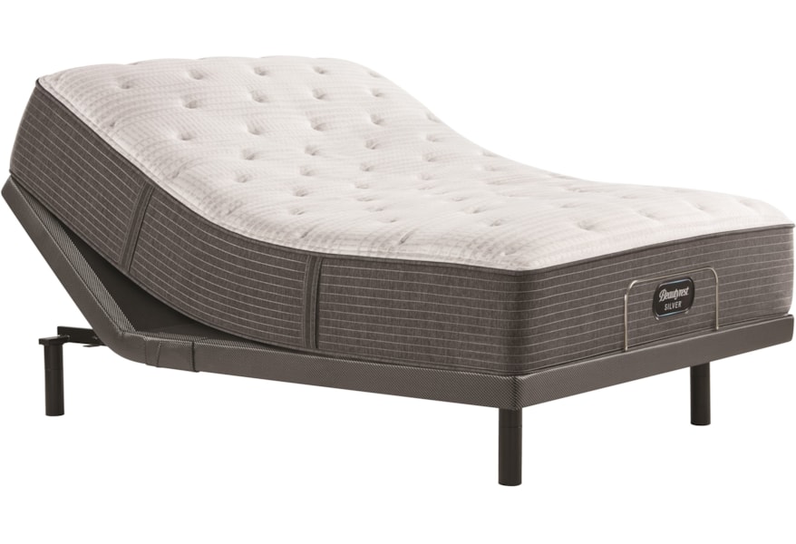 Beautyrest Brs900 C Medium King 14 1 2 Medium Pocketed Coil Mattress And Luxury Adjustable Base Slumberworld Mattress And Box Spring Sets